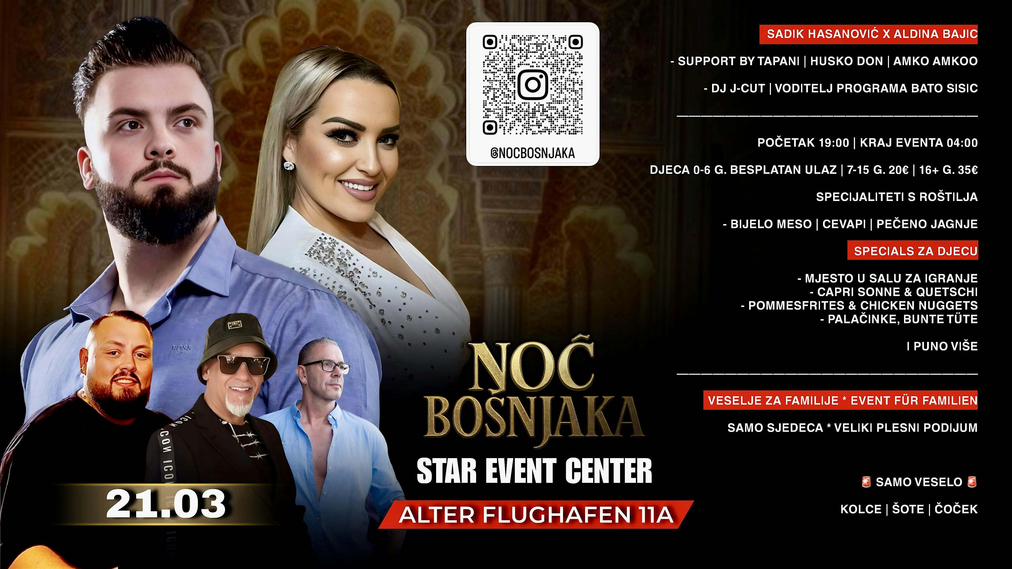 21.03 Noć Bošnjaka Hannover | Sadik Hasanović & Aldina Bajić