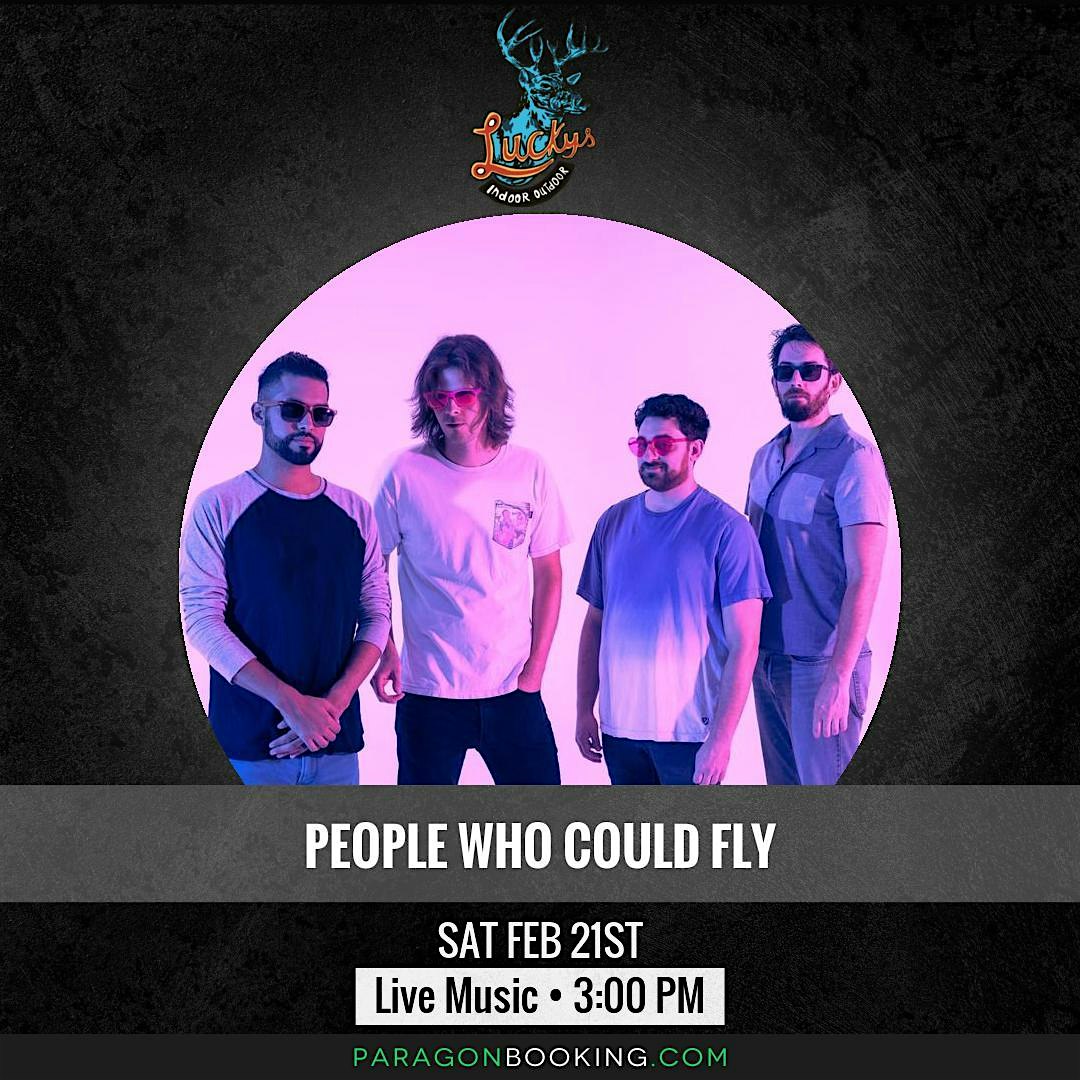 2nd Street Patio Party :  Live Music in Roosevelt Row Phoenix Arizona featuring People Who Could Fly at Luckys Indoor Outdoor 