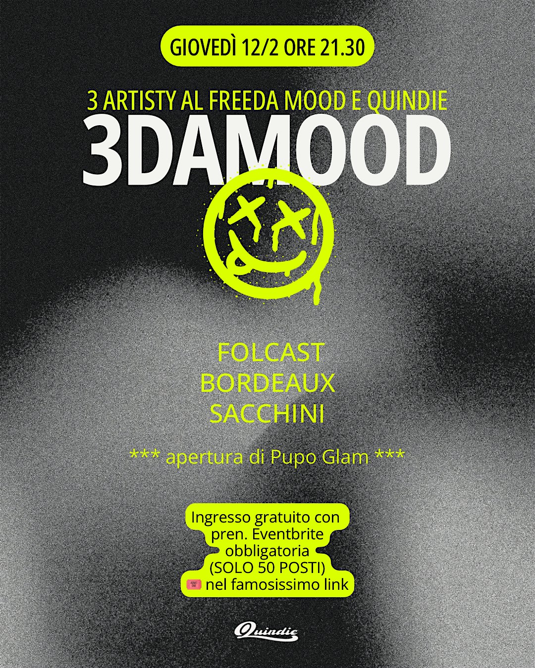 3DAMOOD • Folcast, Bordeaux, Sacchini Flyer