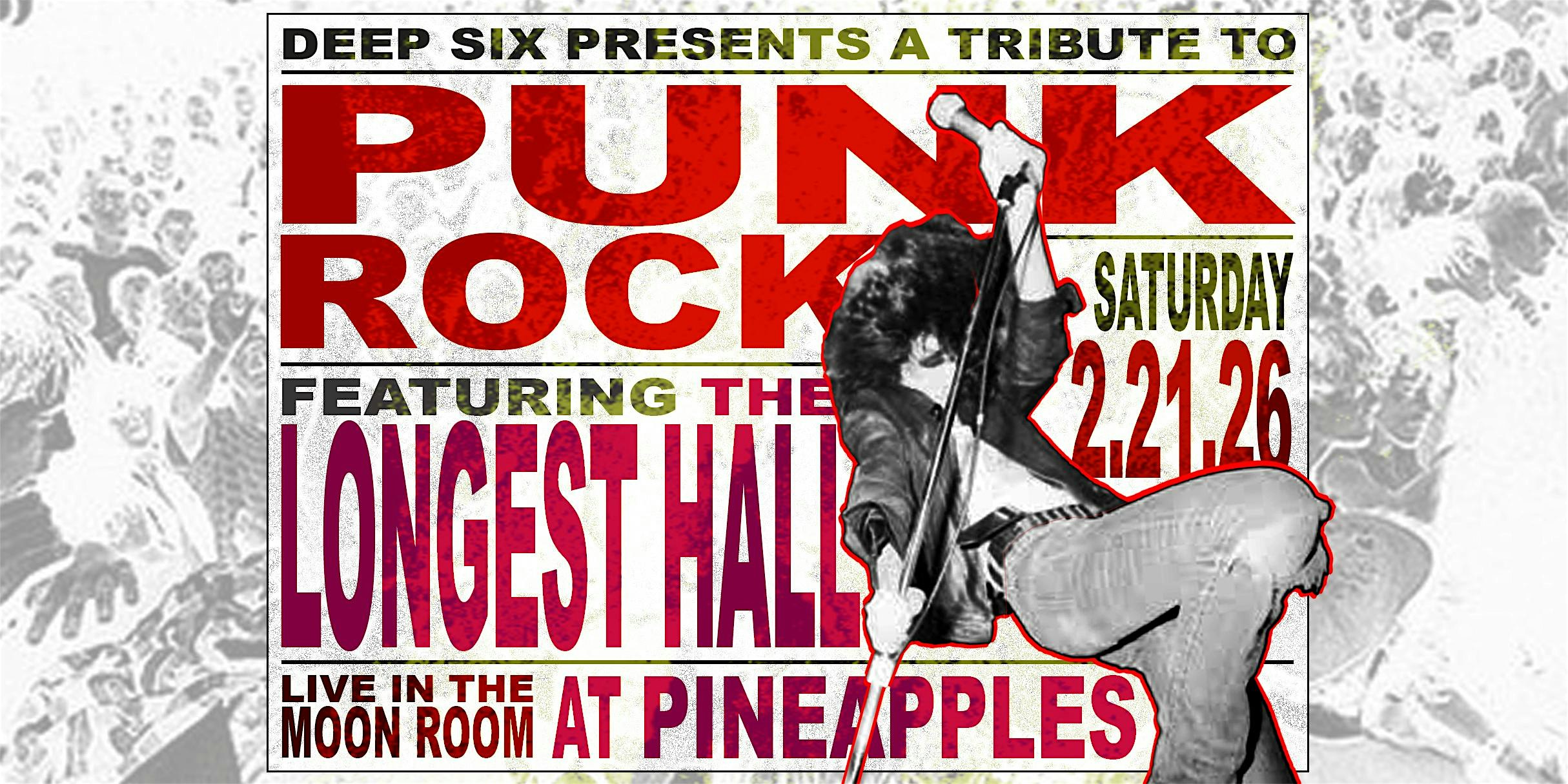 A Tribute to Punk Rock with The Longest Hall at Pineapples