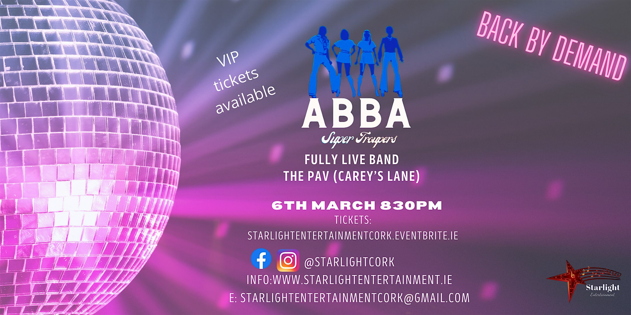 ABBA Tribute show - Super Troupers