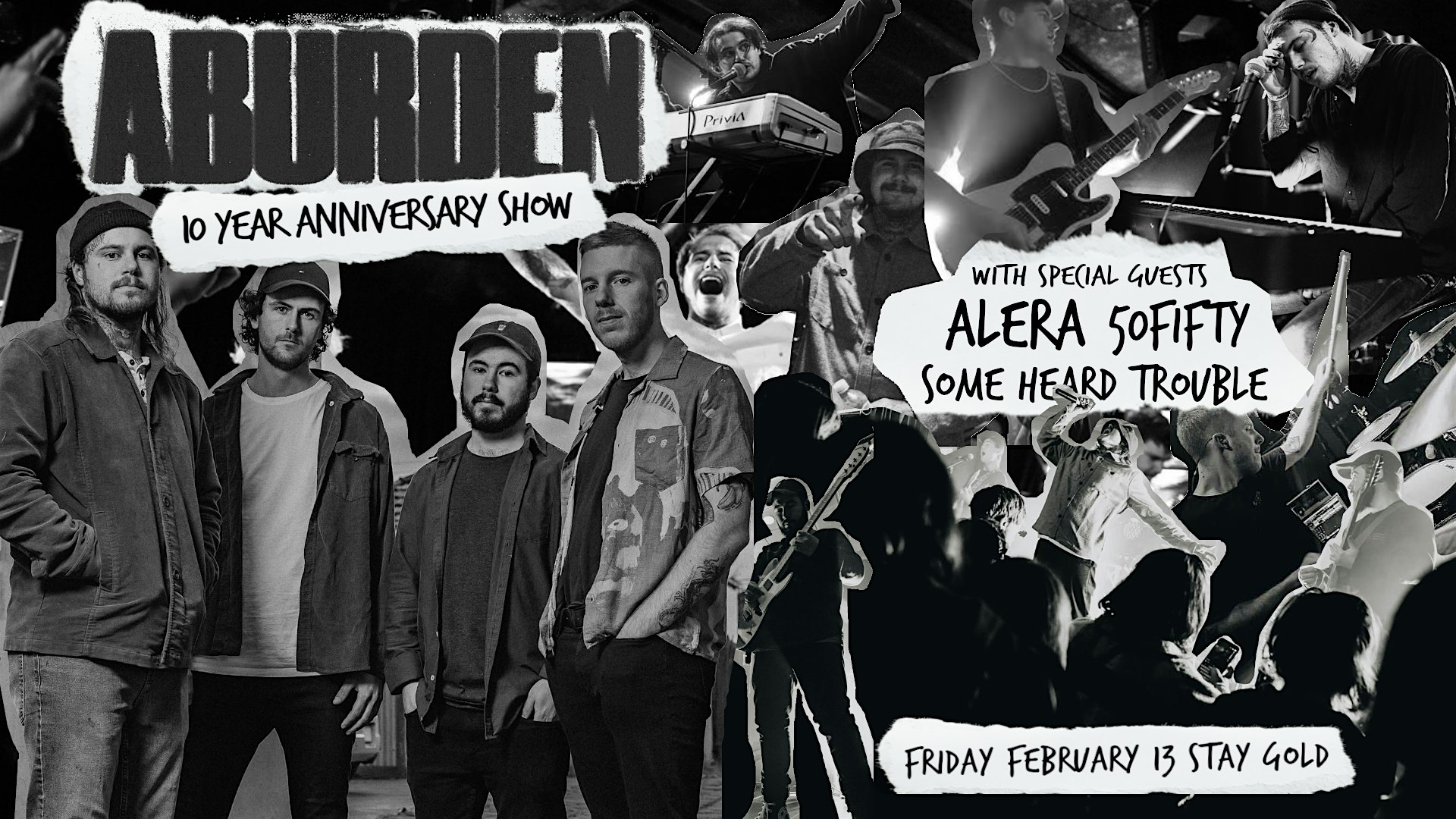 ABURDEN 10 YEAR ANNIVERSARY SHOW