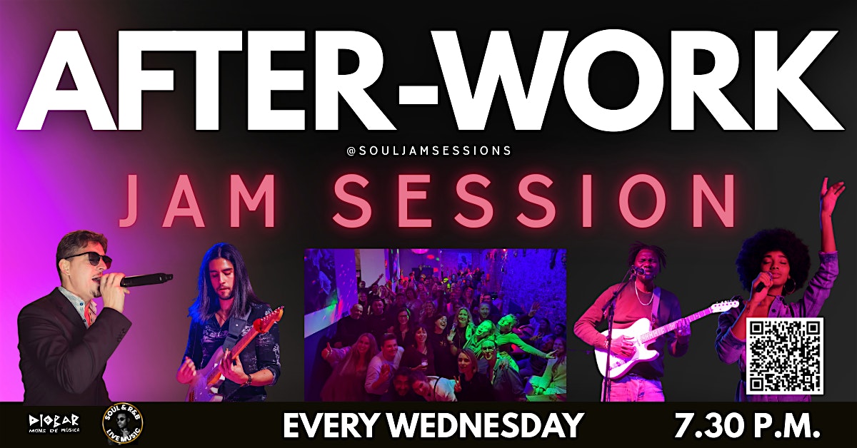 AFTER-WORK + LIVE MUSIC + JAM SESSION International Crowd - DIOBAR
