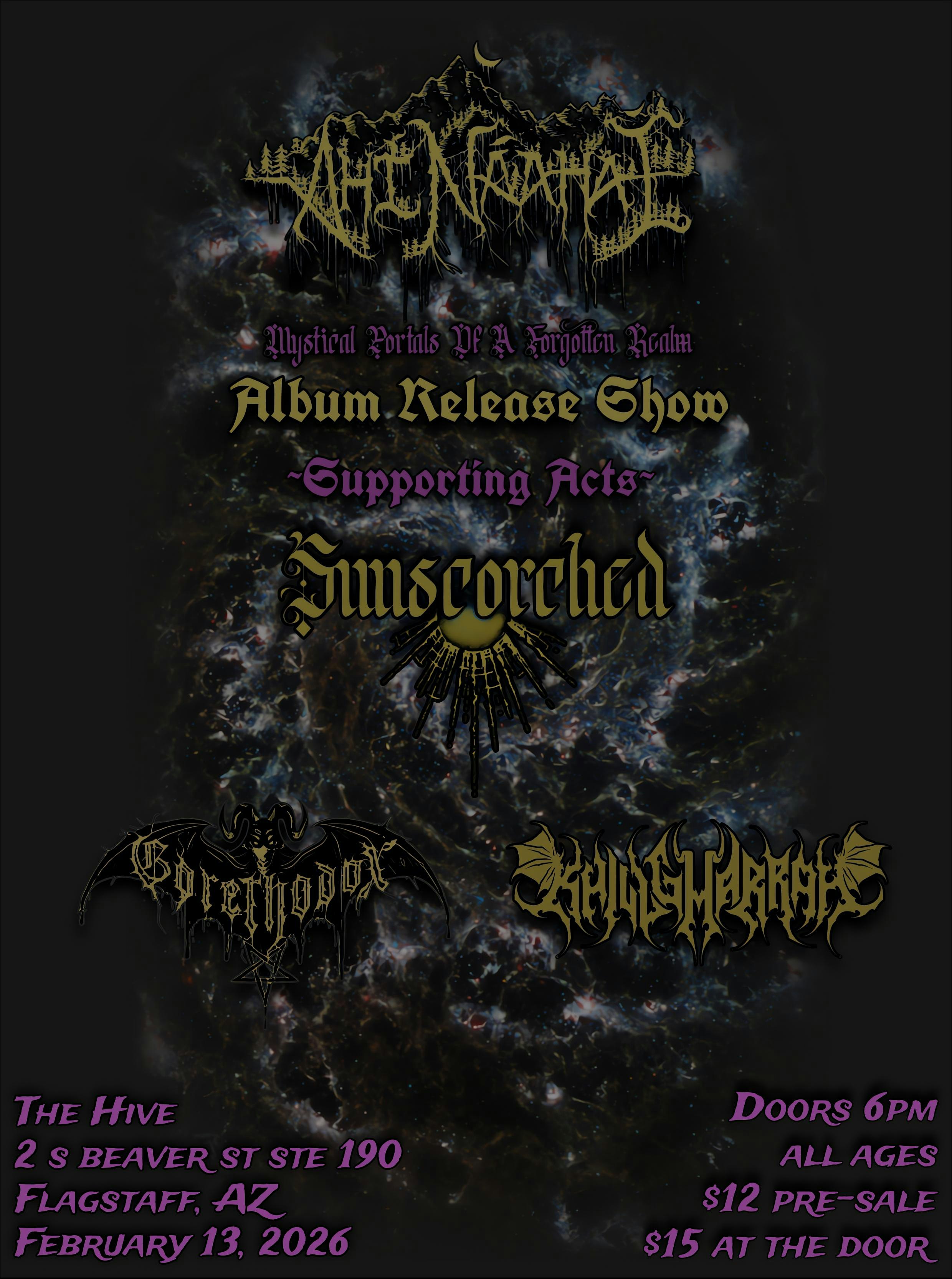 AHI NAAHAI, SUN SCORCHED, KHILLGHARRAH, GORETHODOX LIVE @ THE HIVE