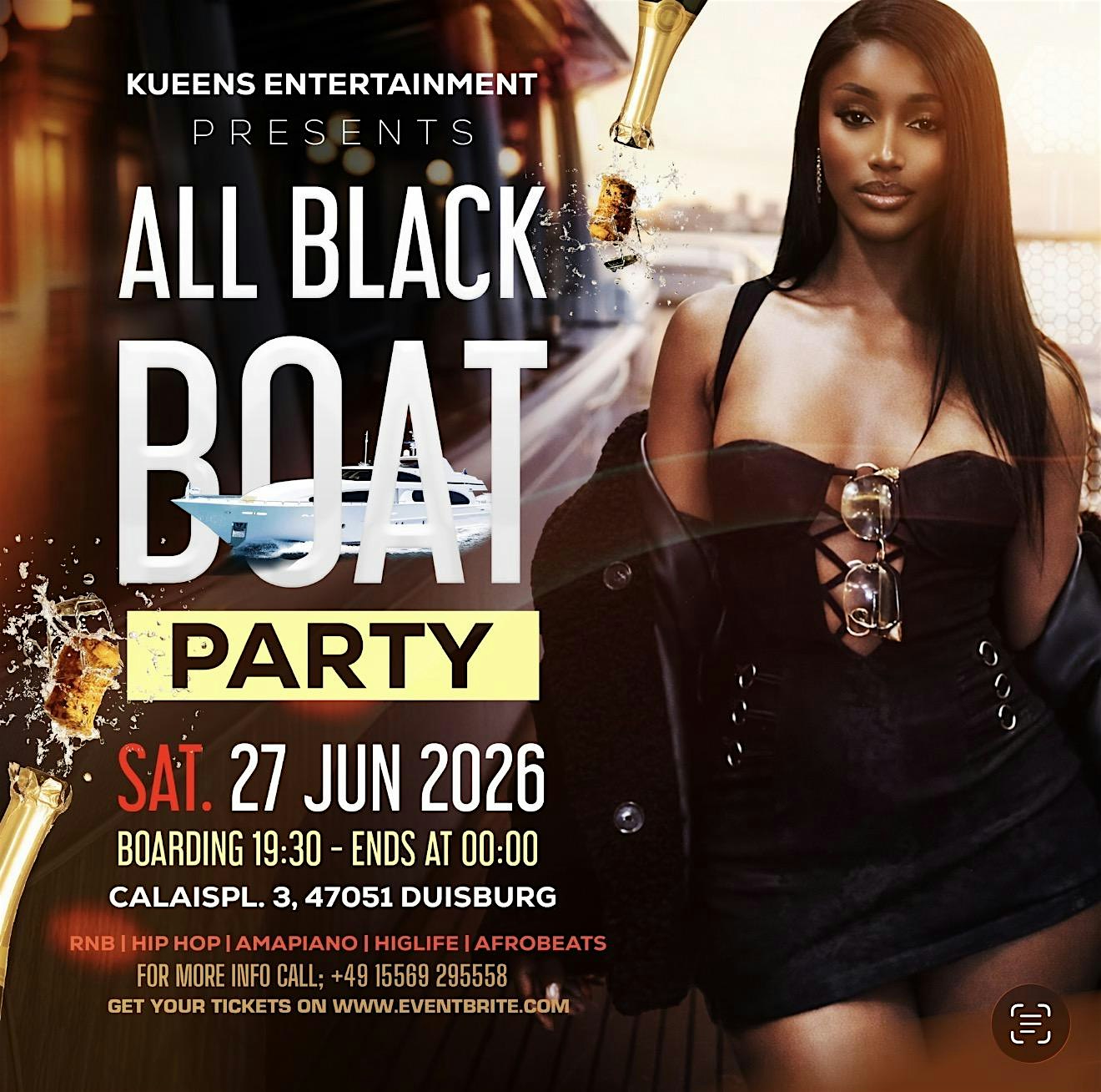 All Black Boatparty