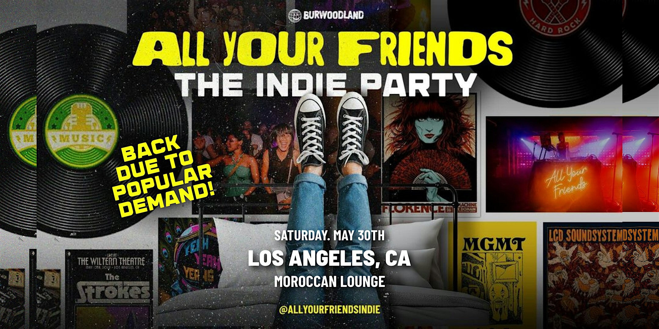 All Your Friends: The Indie Party at Moroccan Lounge