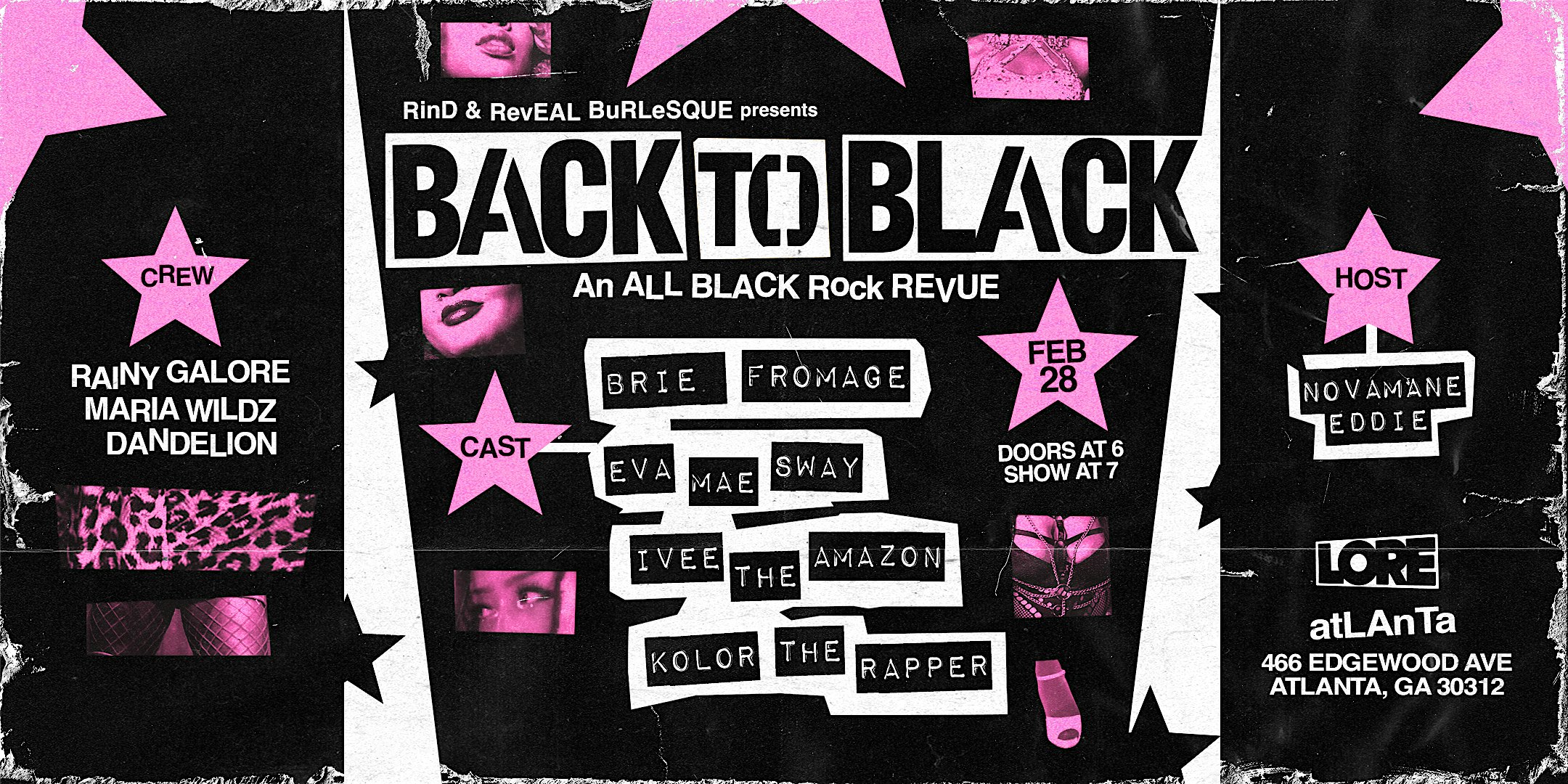 Back to Black: All Black Rock Burlesque Revue
