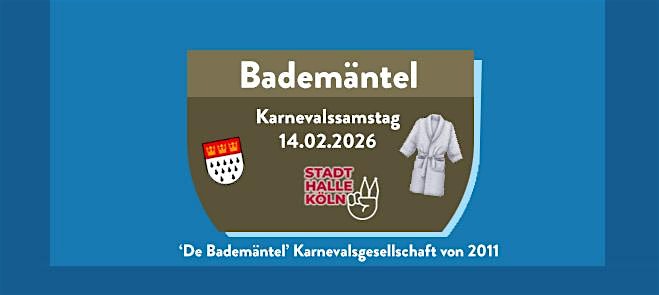 Bademäntelparty 14.02.26 Stadthalle