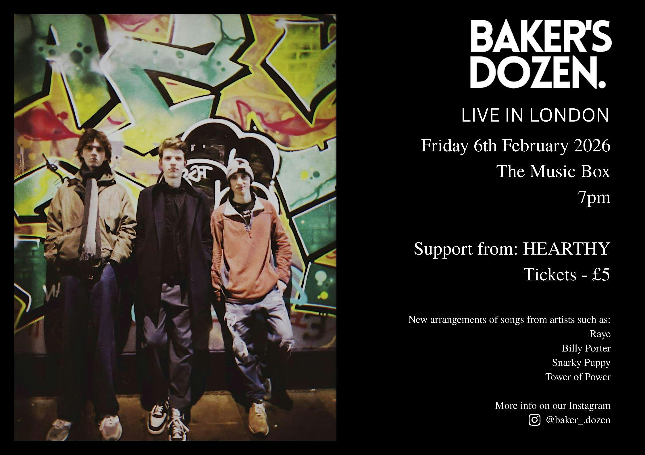 Baker’s Dozen: LIVE @ The Music Box