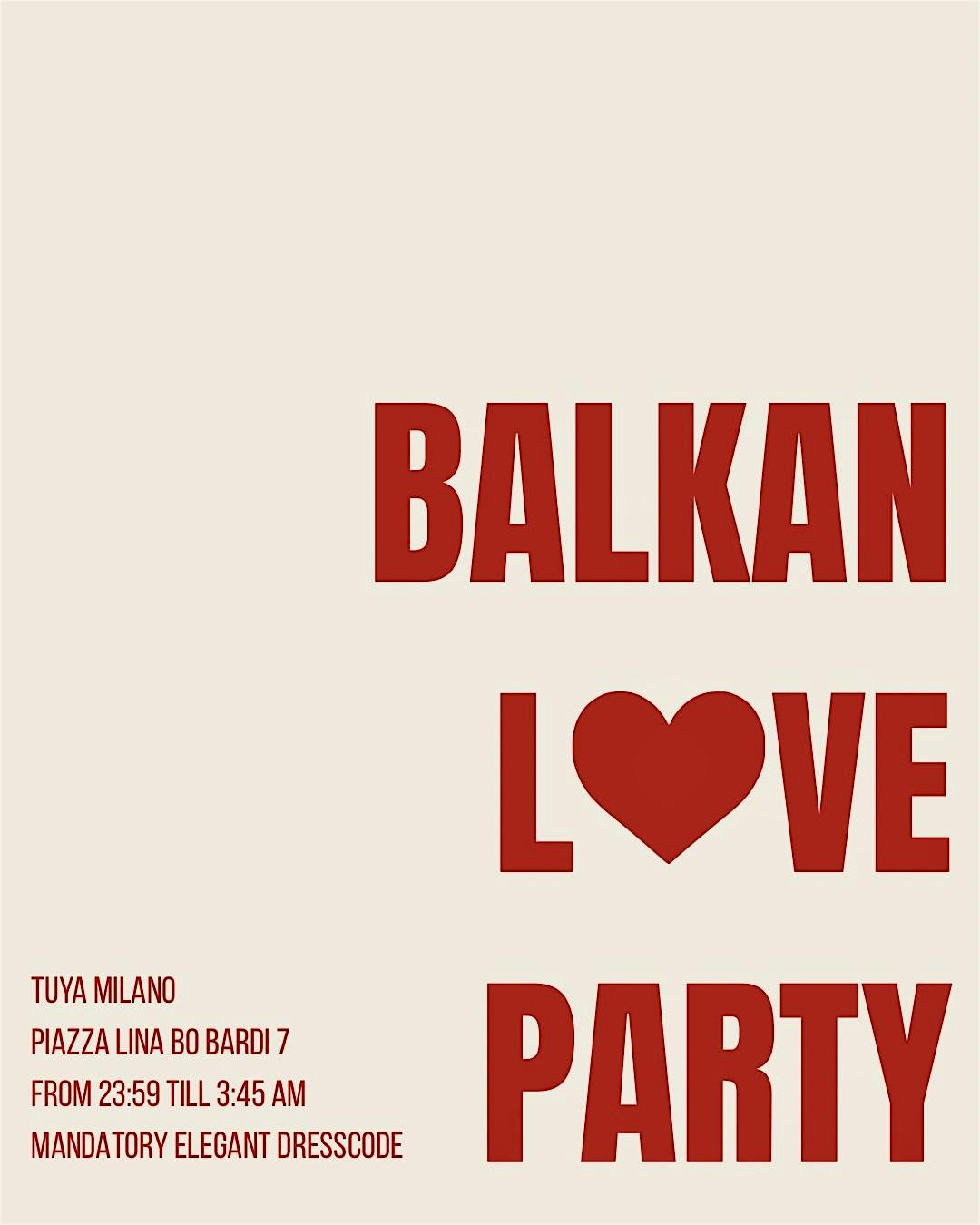 Balkan Love Party 2026 <3