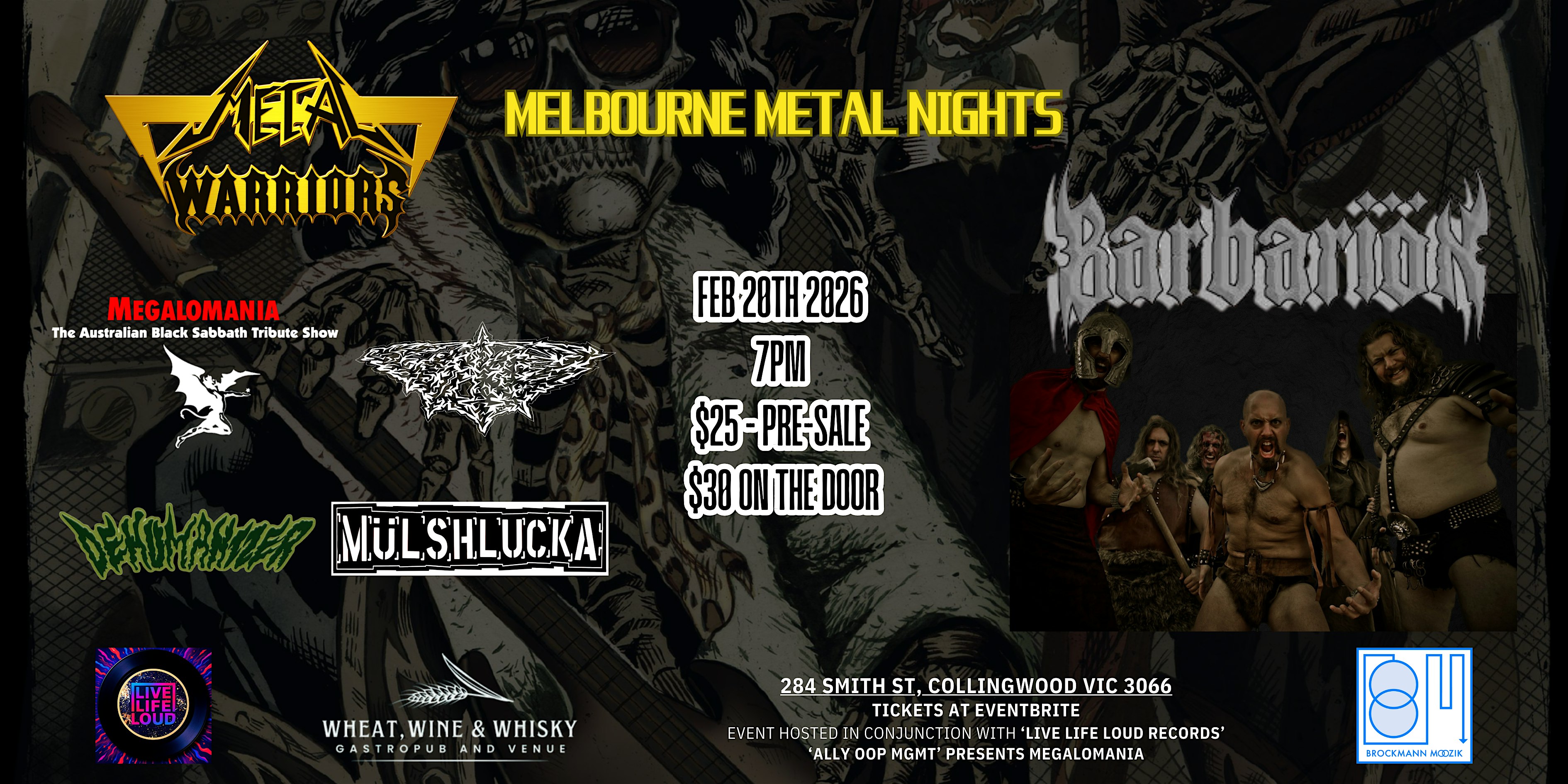 BARBARIÖN - live at MELBOURNE METAL NIGHTS