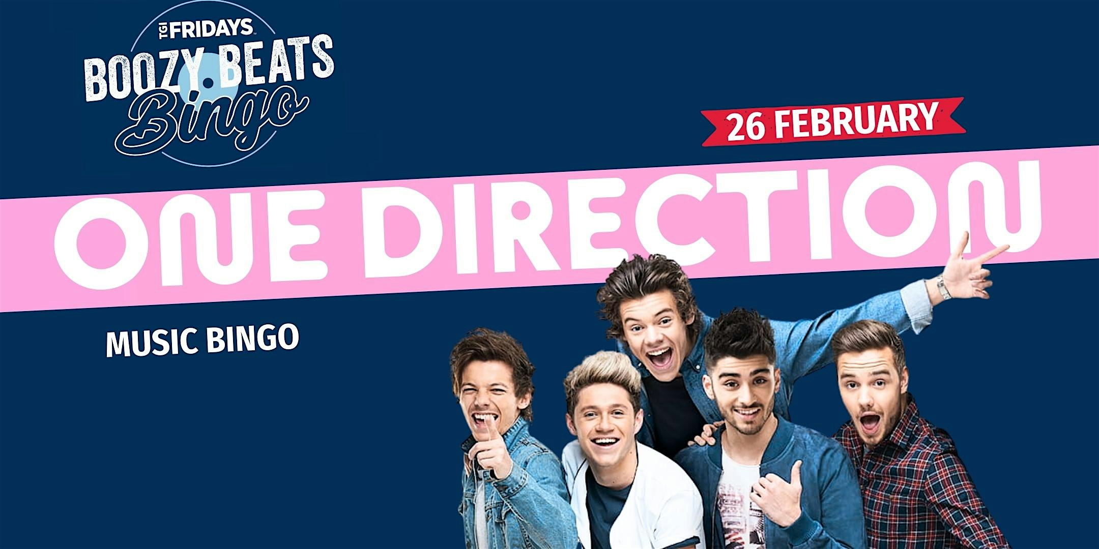BEATS BINGO - ONE DIRECTION [ROBINA] at TGI Fridays