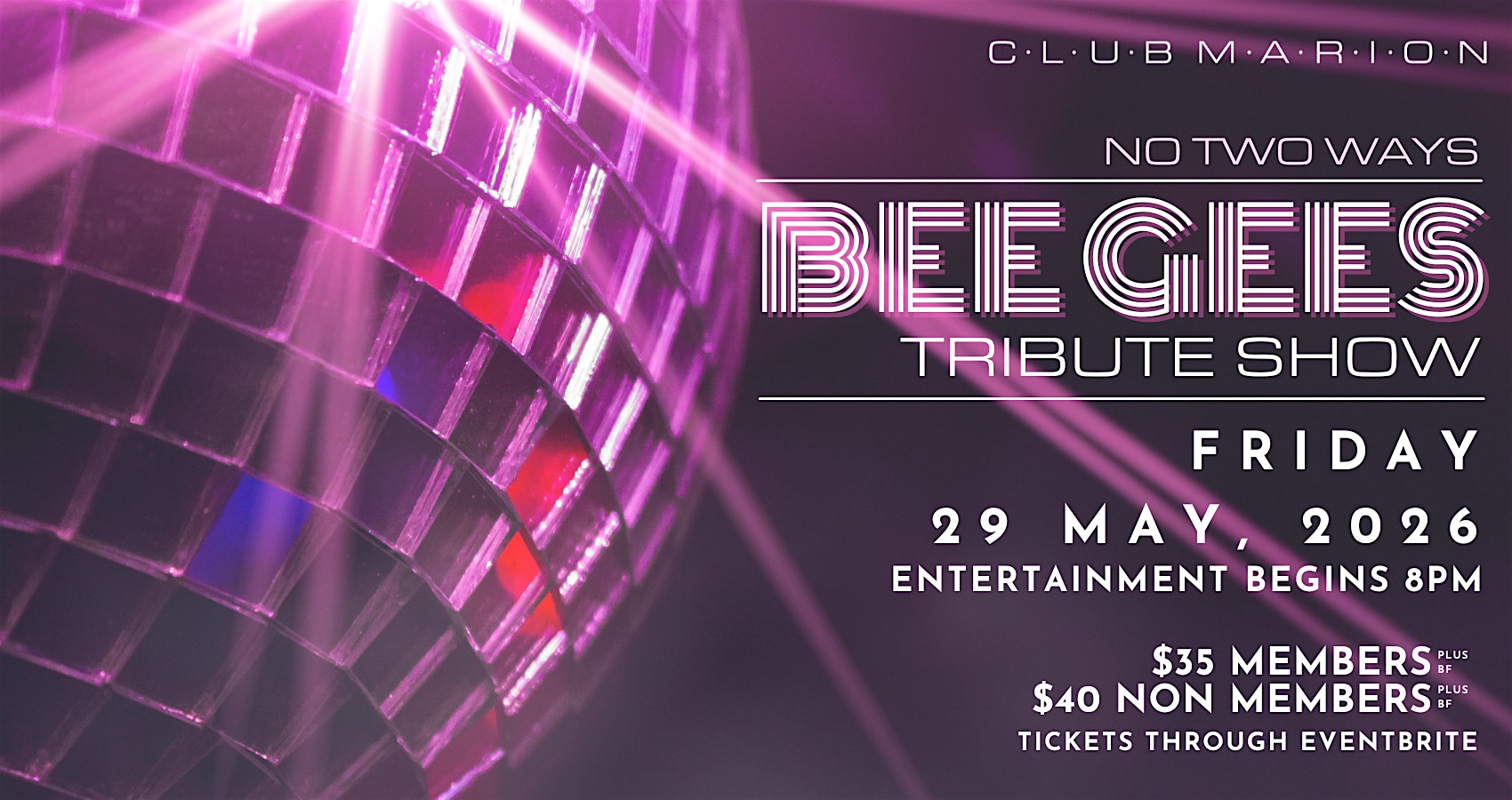 Bee Gees Tribute Show