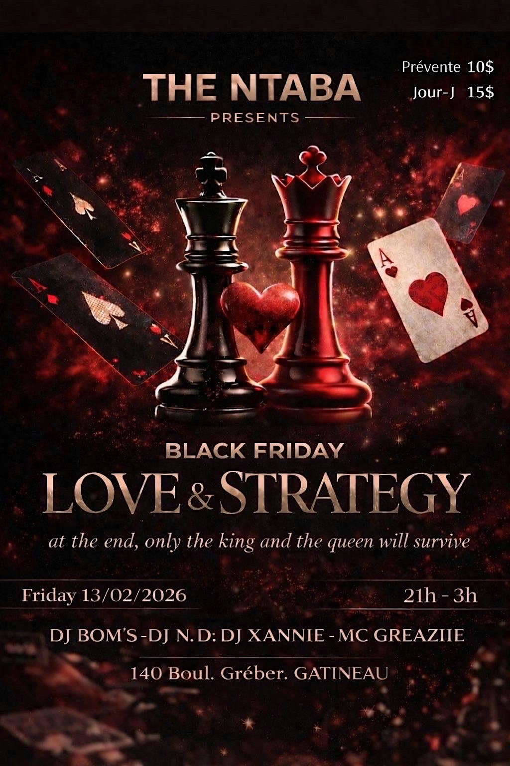 BLACK FRIDAY : Love&Strategy