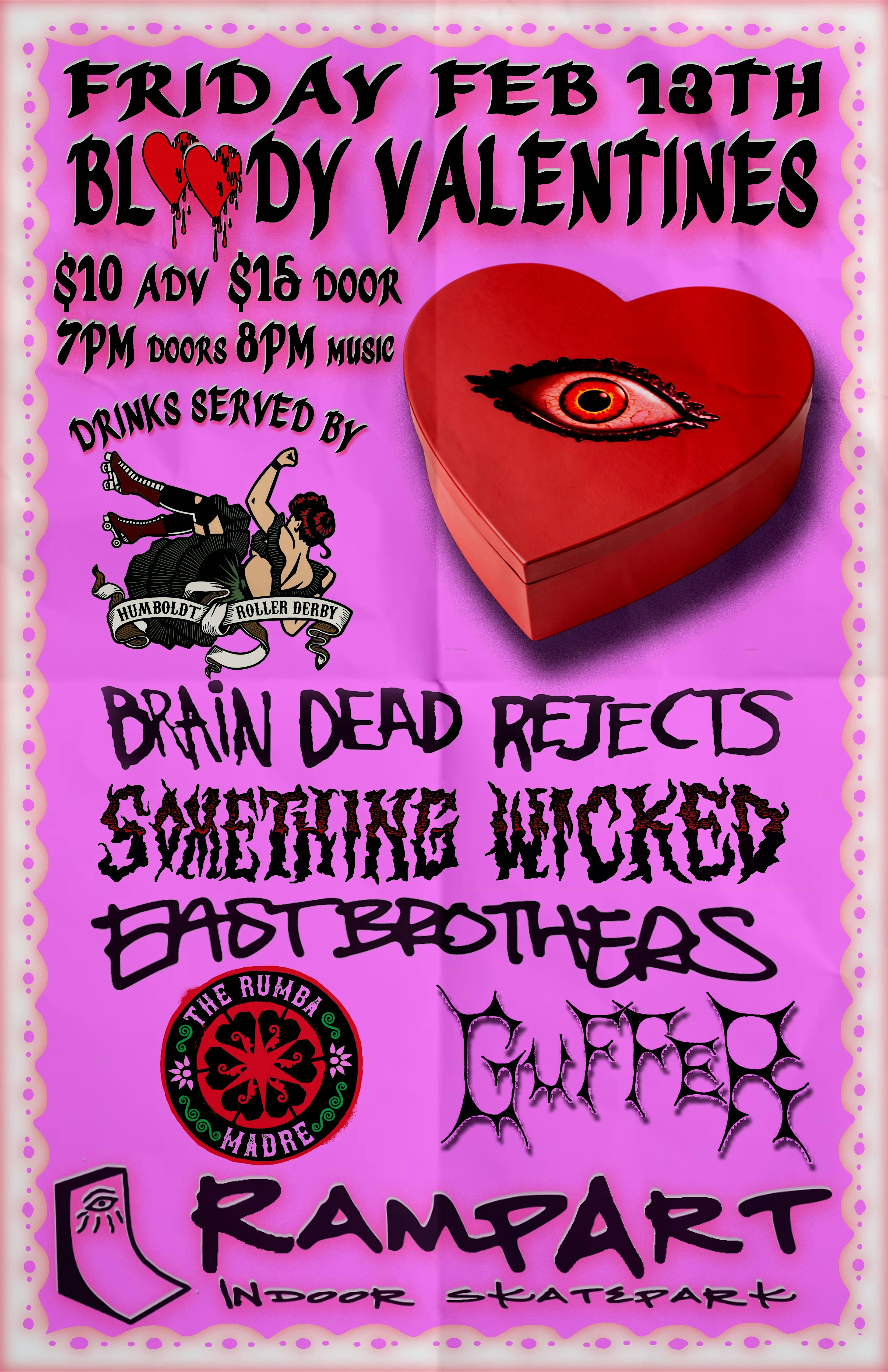Bloody Valentines Punk Show at Rampart Skatepark