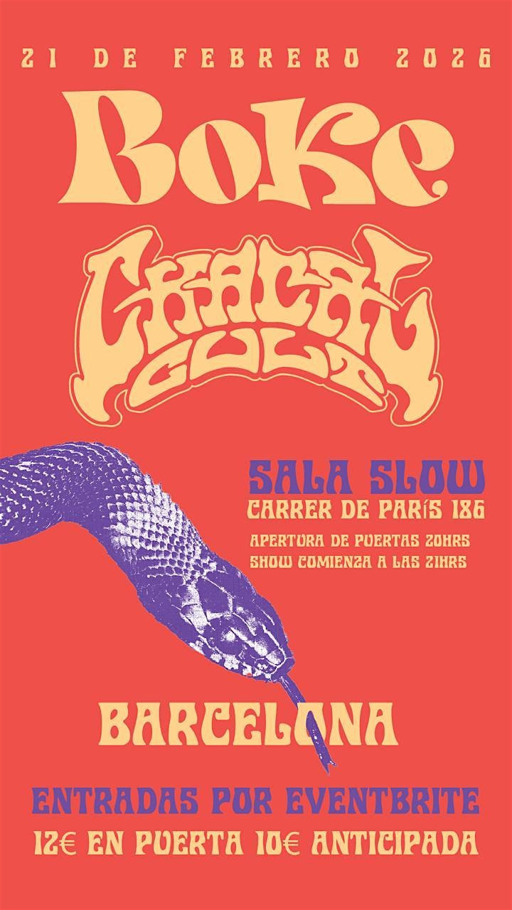 BOKE y CHACAL CULT en Directo - Barcelona