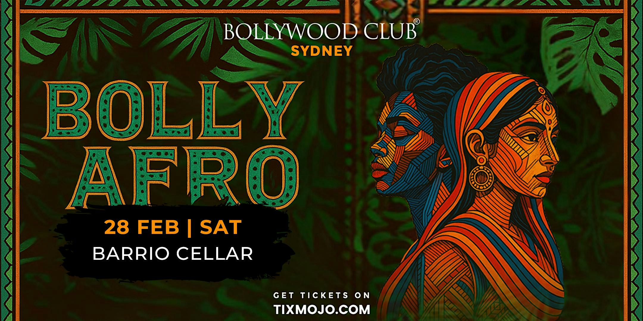 Bollywood Club Presents BOLLY-AFRO at Barrio Cellar, Sydney