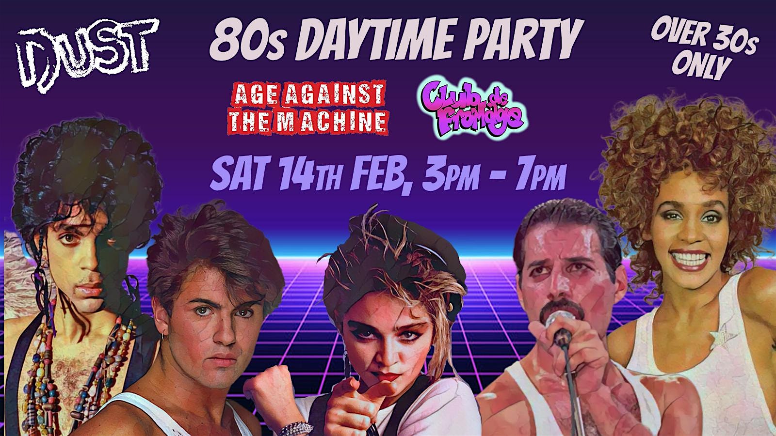 BRIGHTON: 80s SPECIAL Age Against The Machine Daytime Party 3-7pm- 1/3 sold