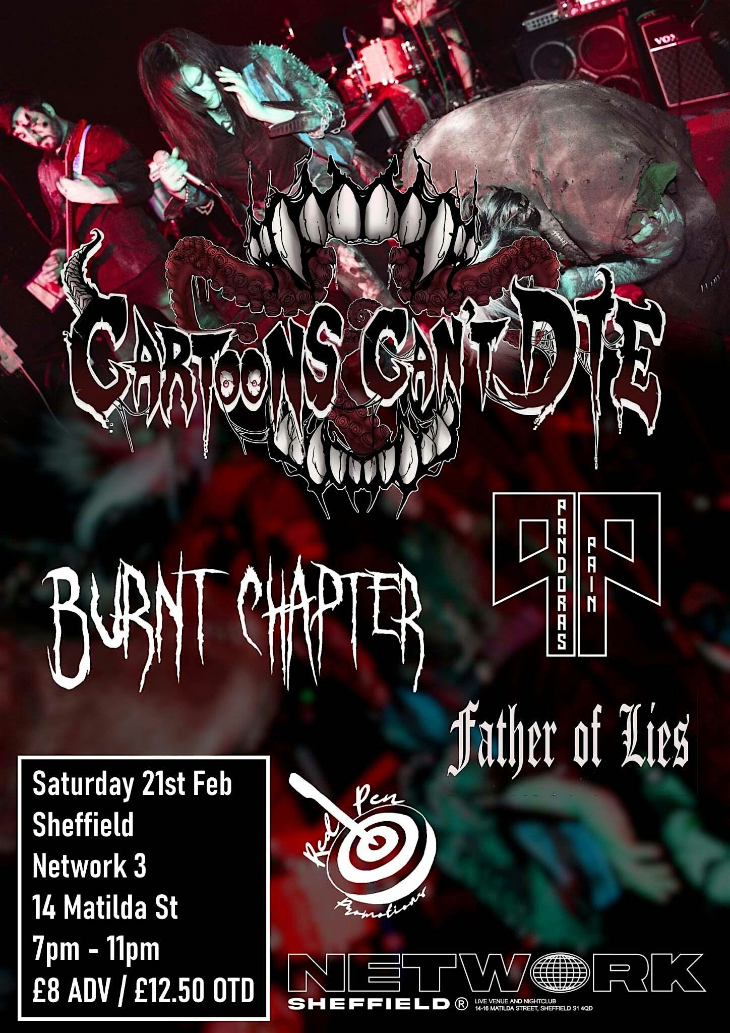 Cartoons Can't Die / Pandora's Pain / Burnt Chapter / Father Of Lies