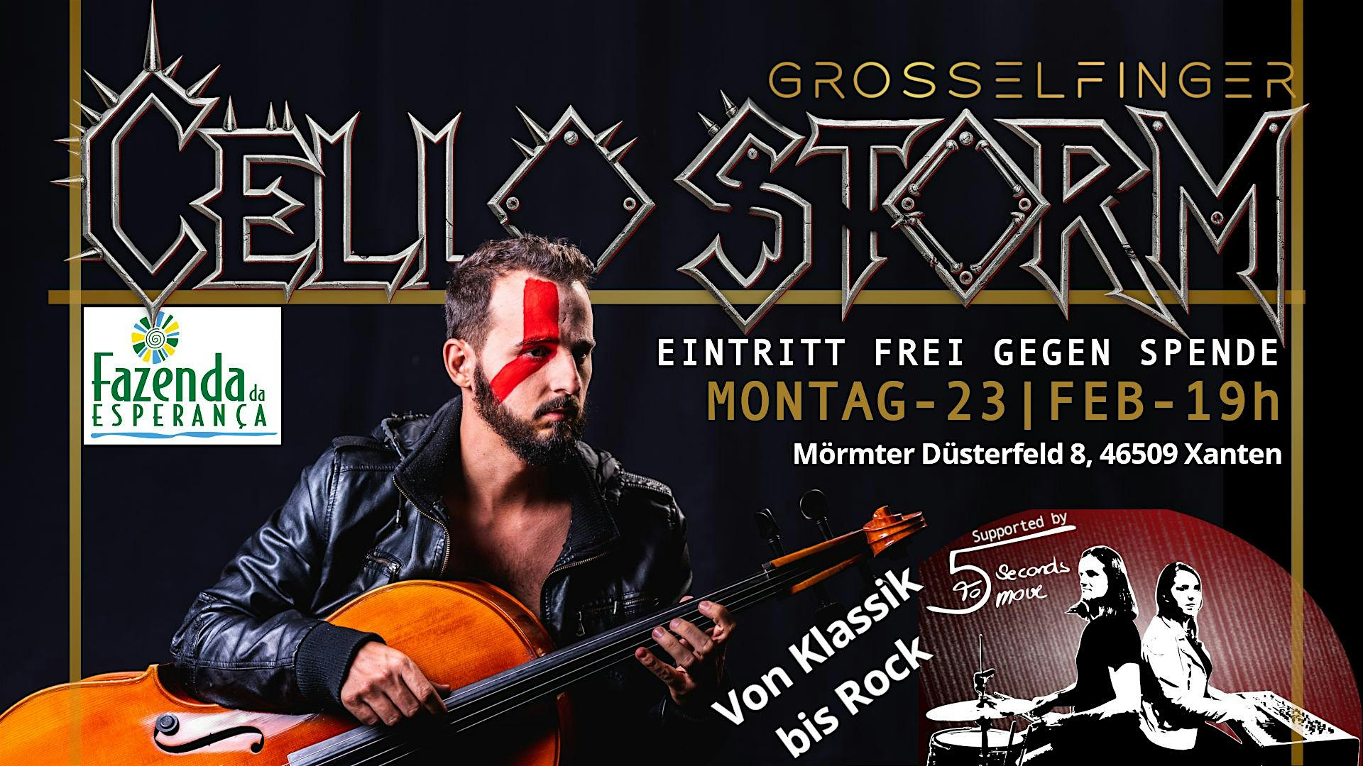 CELLO STORM in Xanten | Live-Konzert Klassik/Rock Fusion