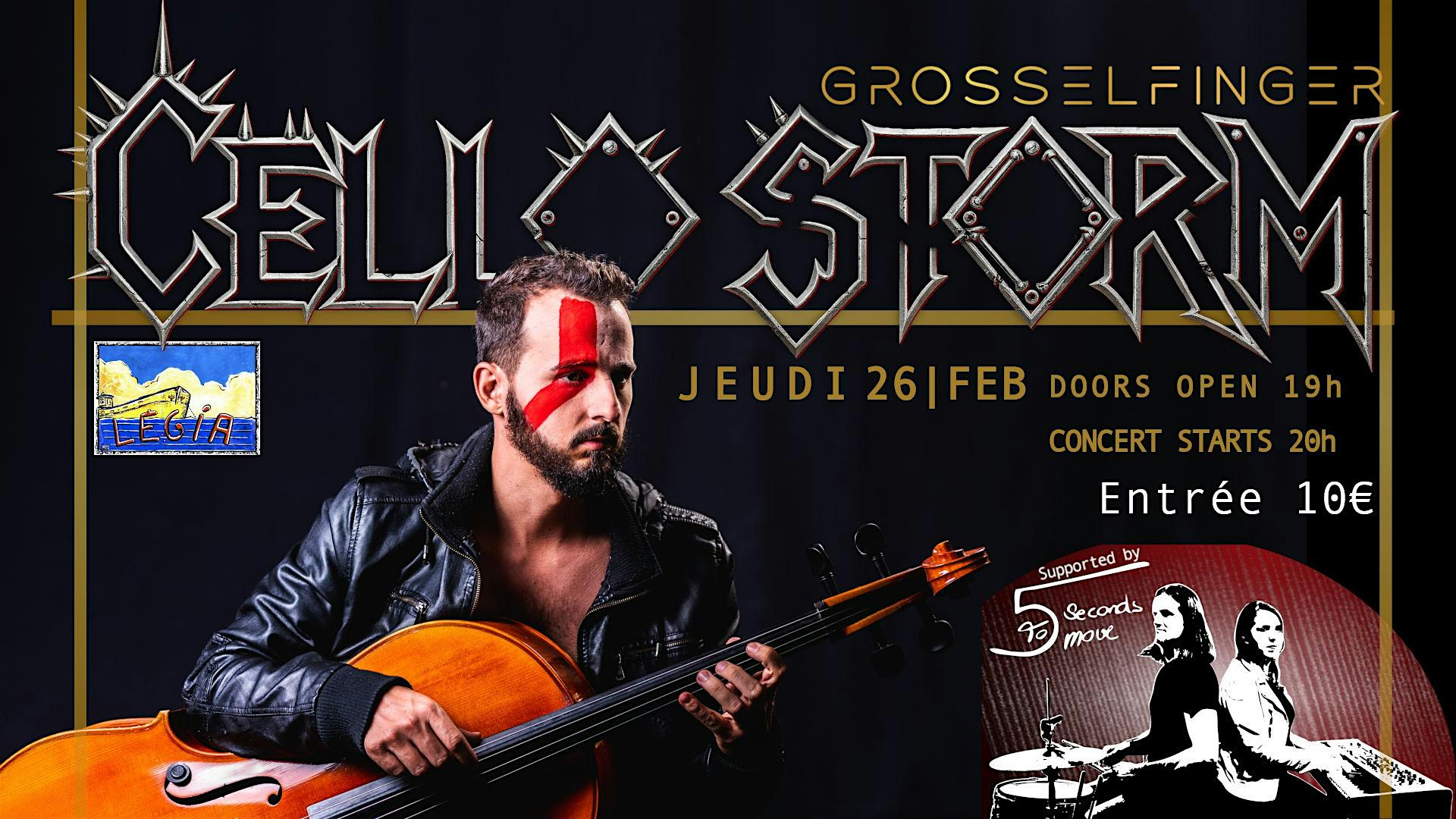 CELLO STORM à Liège | Concert live Classique/Rock Fusion