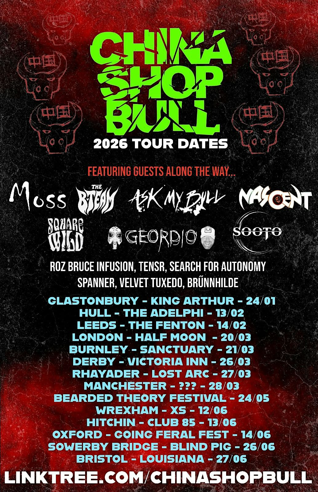 China Shop Bull 2026 Tour In Wrexham: Square Wild and The Raging Mabels