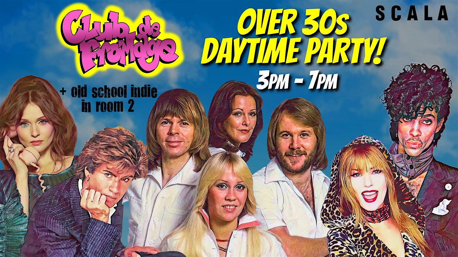 Club de Fromage - Daytime Party: 28 February, 3pm - 7pm (Over 30s only)