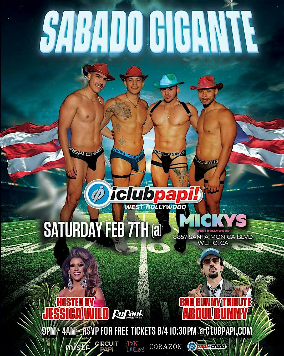 CLUB PAPI "SABADO GIGANTE" BAD BUNNY TRIBUTE @ MICKYS WEHO POWERED BY MISTR