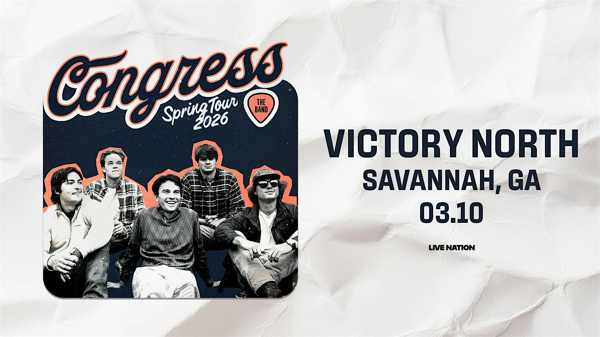 Congress The Band - Congress In Session Spring Tour