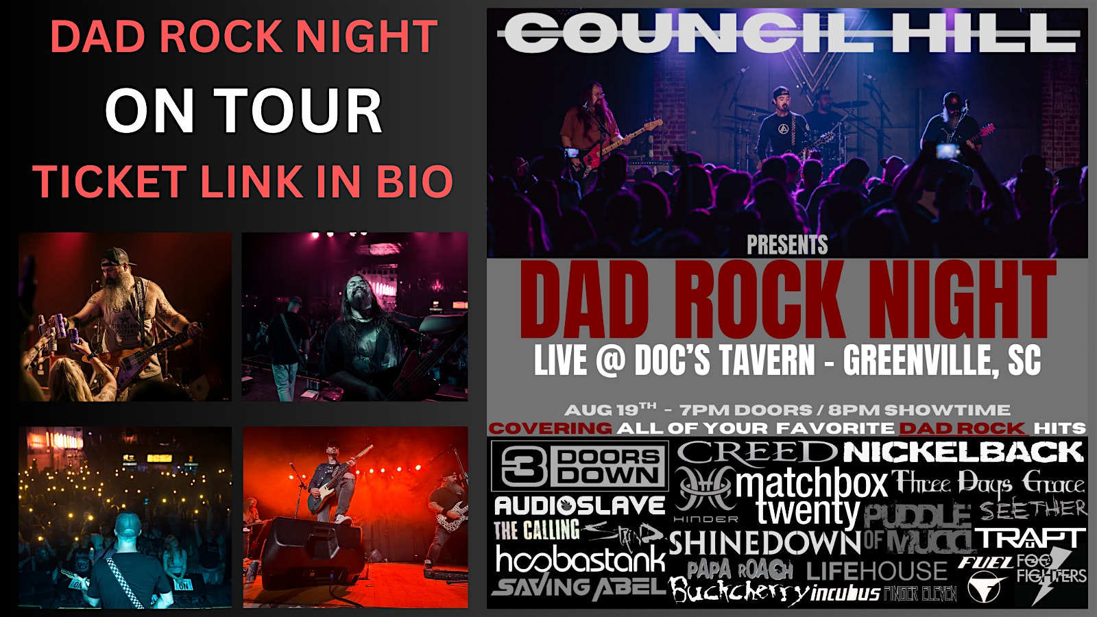 Council Hill- Dad Rock Night