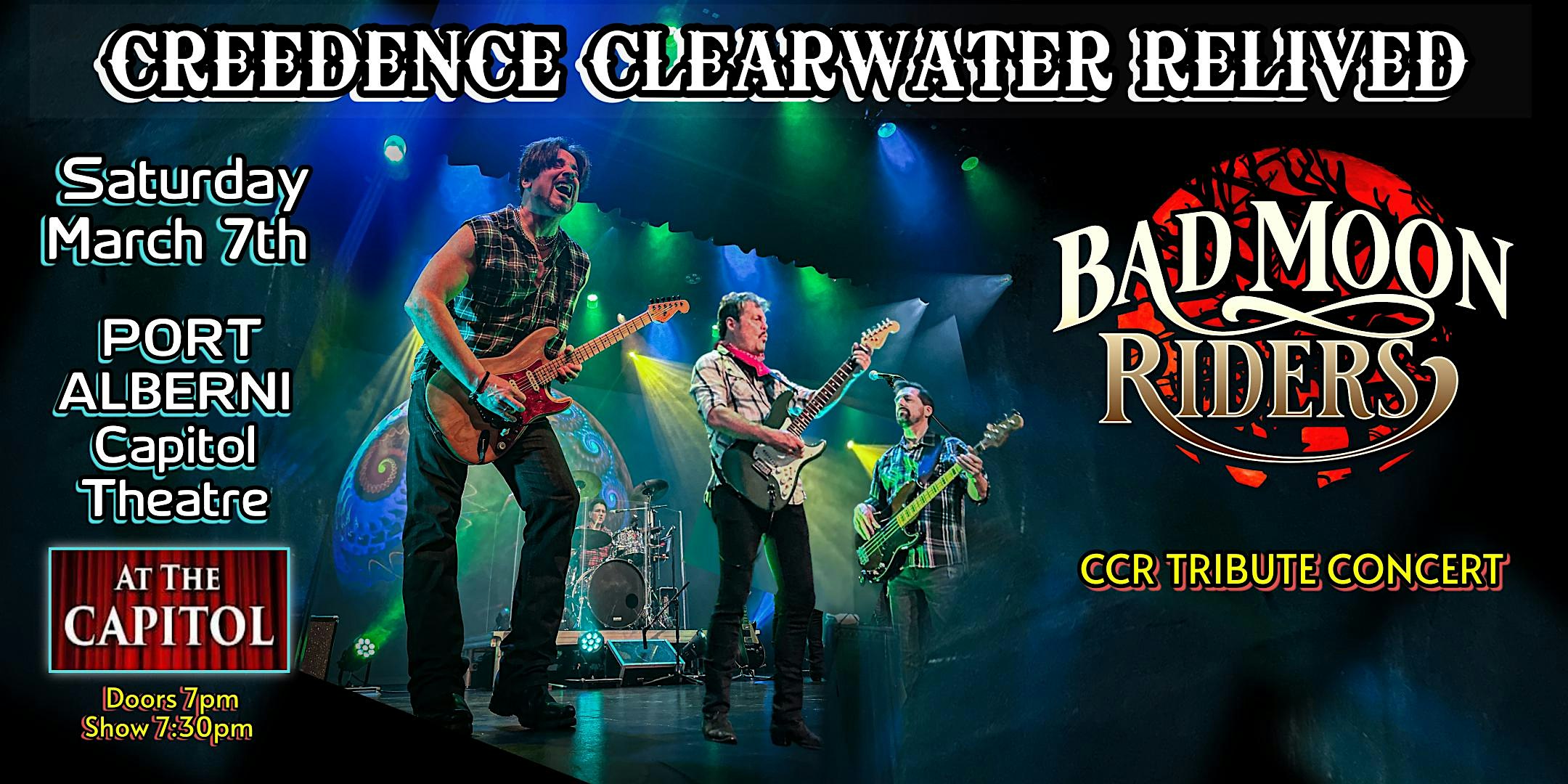 Creedence Clearwater Relived~Bad Moon Riders CCR Tribute Concert Pt Alberni