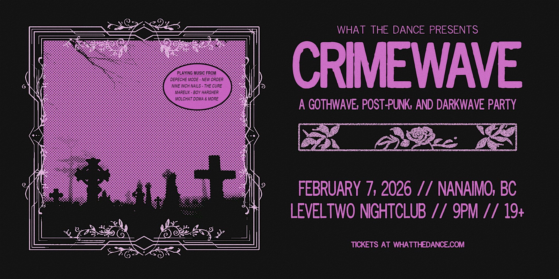 CRIMEWAVE: A DARKWAVE PARTY - NANAIMO (19+)