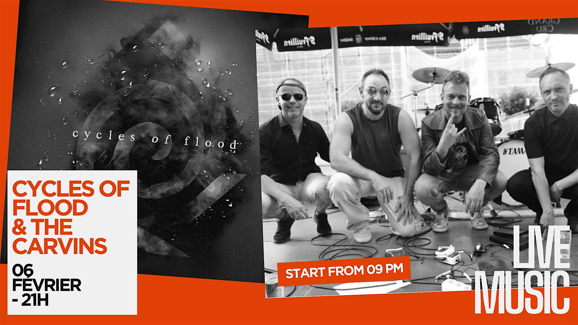 Cycles of flood & The Carvins