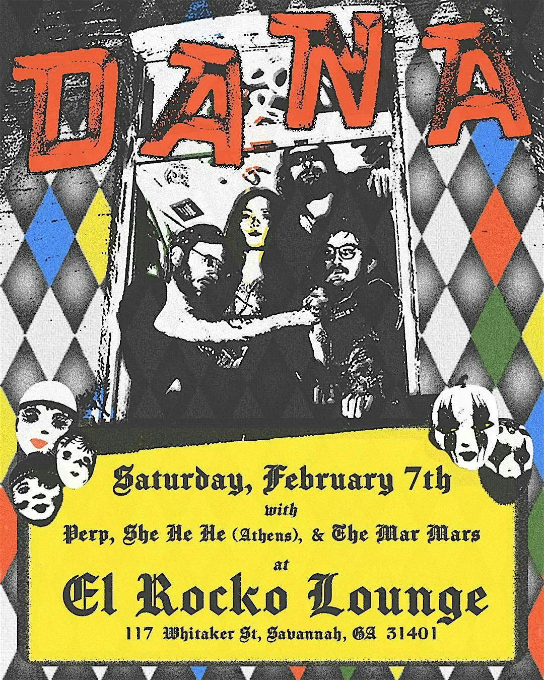 DANA/Perp/SheHeHe/TheMarMars @ Costal Empire Beer Co. (Savannah, GA) 2/7