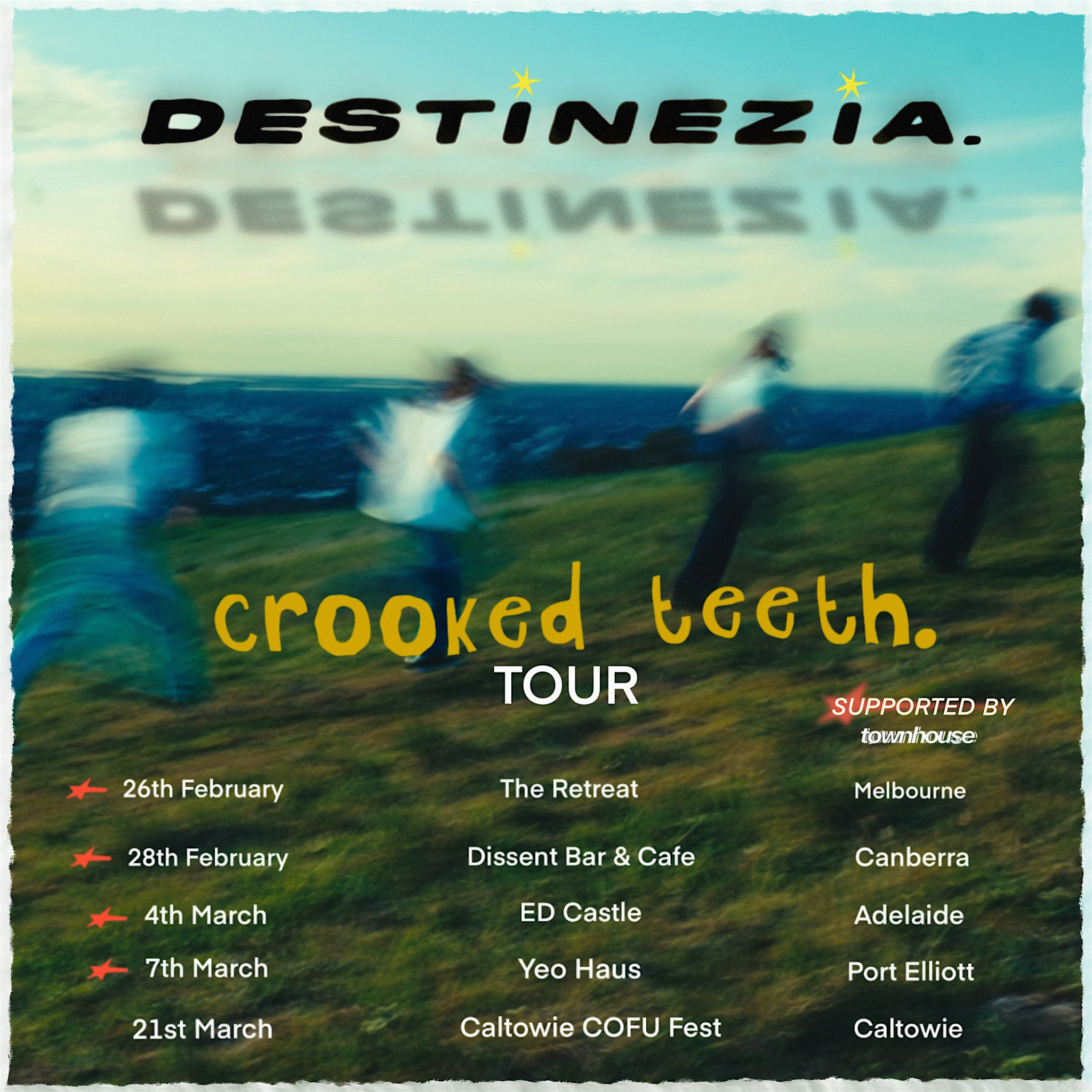 Destinezia- Crooked Teeth Single Launch  w/Townhouse