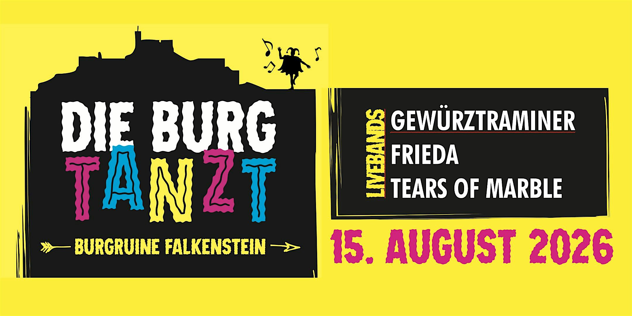 Die Burg Tanzt - Open Air Konzert auf der Burgruine Falkenstein