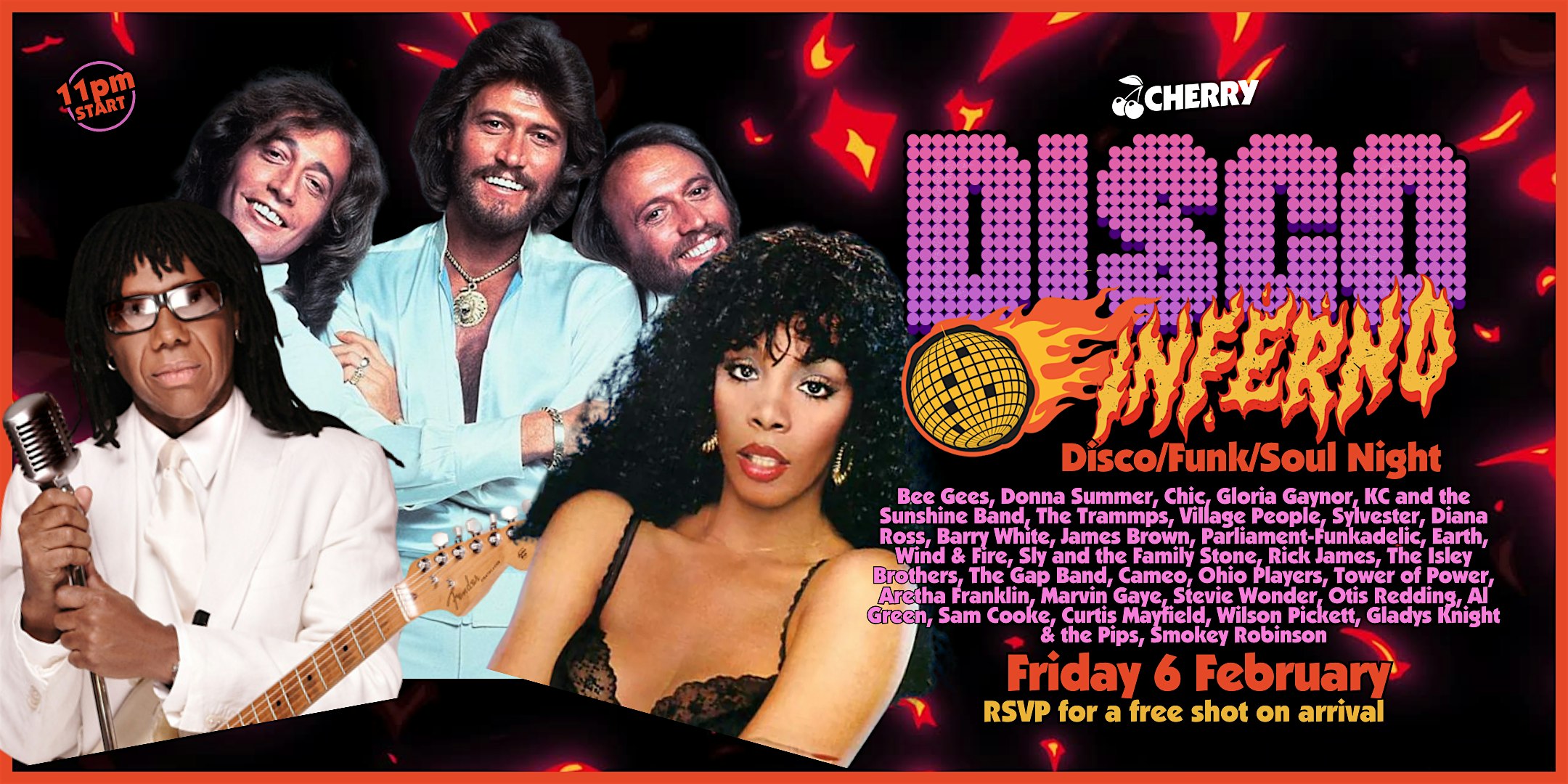 Disco Inferno Soul / Funk / Disco Party , FRI FEB 6th