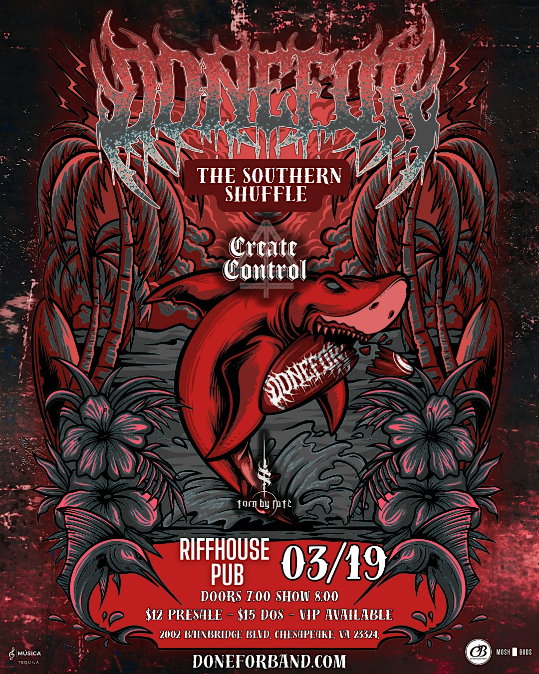 DONEFOR-THE SOUTHERN SHUFFLE TOUR
