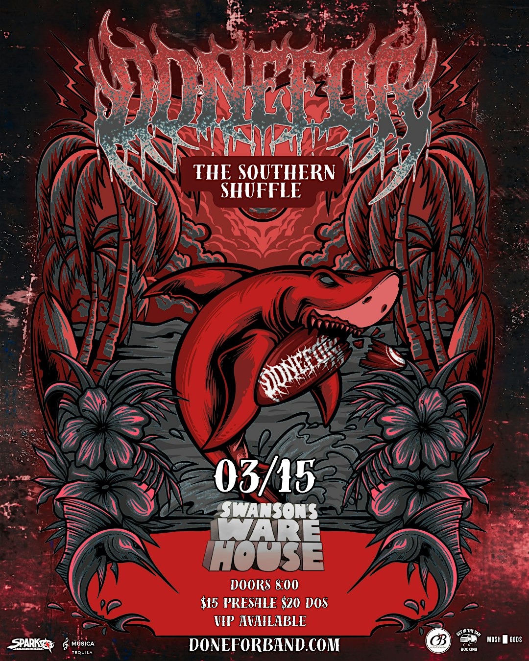 DONEFOR-THE SOUTHERN SHUFFLE TOUR VIP TICKET UPGRADE-GREENVILLE