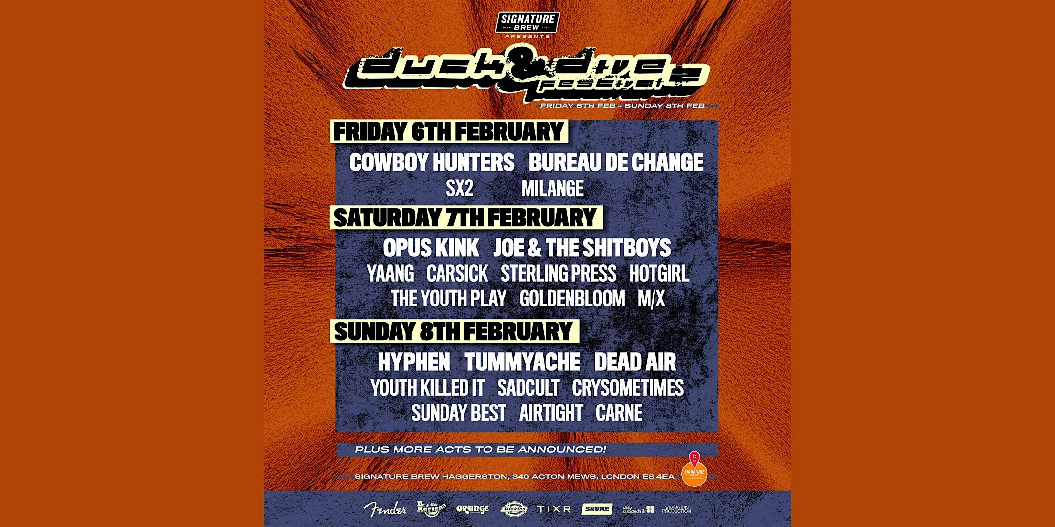 DUCK & DIVE FESTIVAL 2026 | LONDON