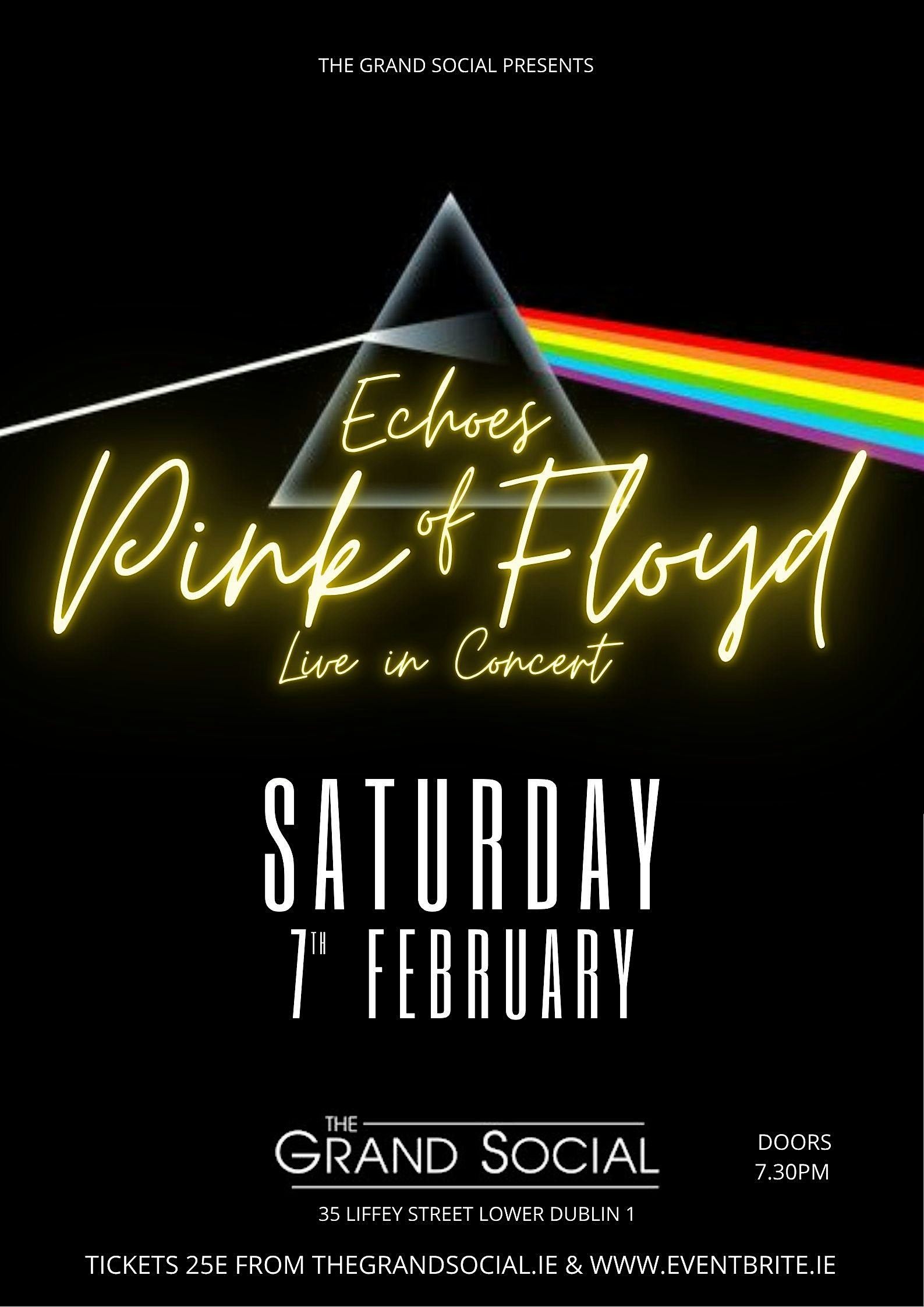 ECHOES OF PINK FLOYD - Live at The Grand Social Dublin