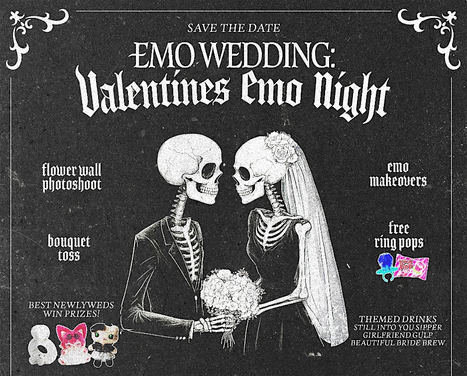 EMO WEDDING VALENTINES EMO NIGHT LAS VEGAS