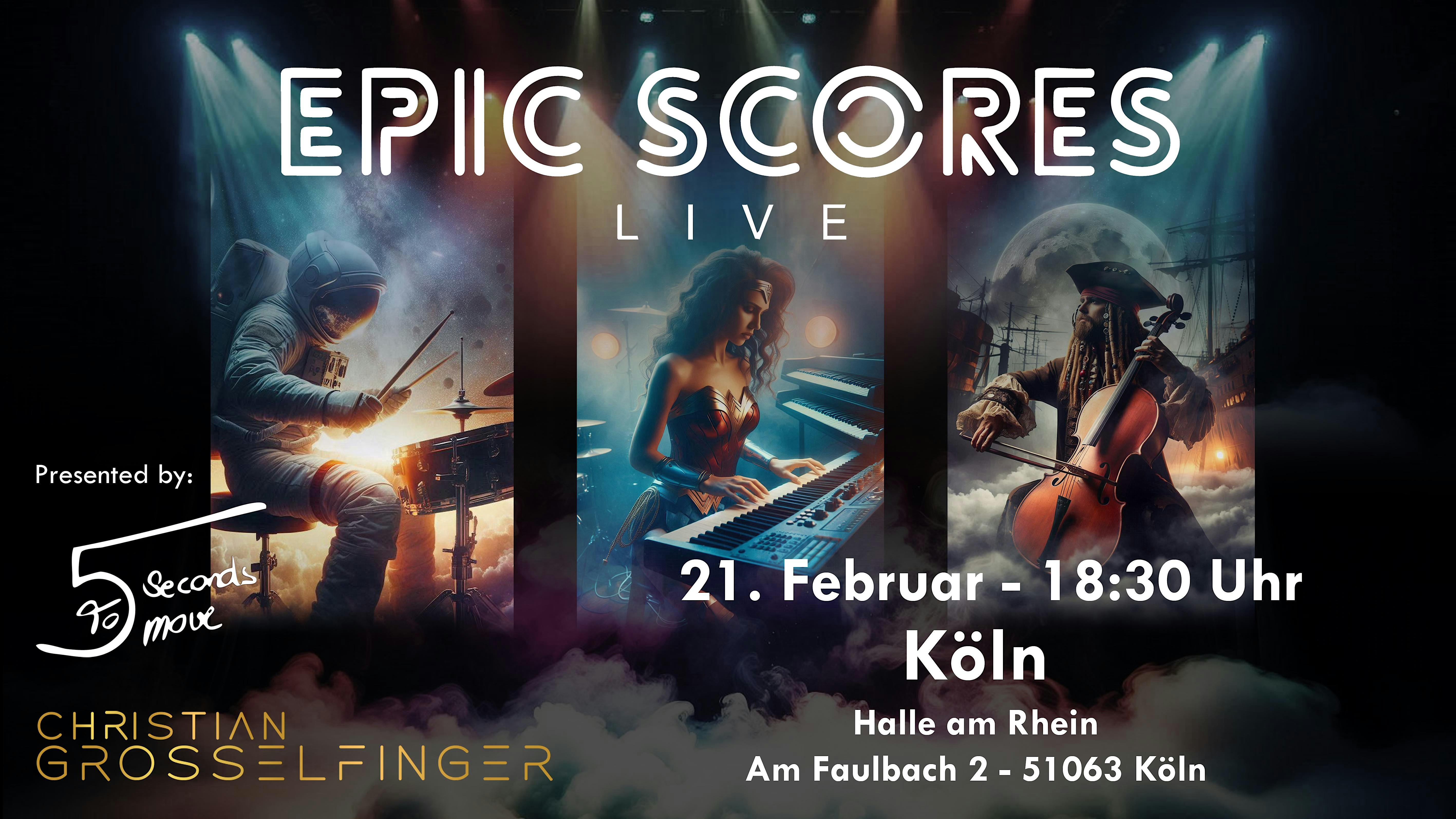 EPIC SCORES LIVE IN KÖLN: Film and Game songs with Grosselfinger & 5STM