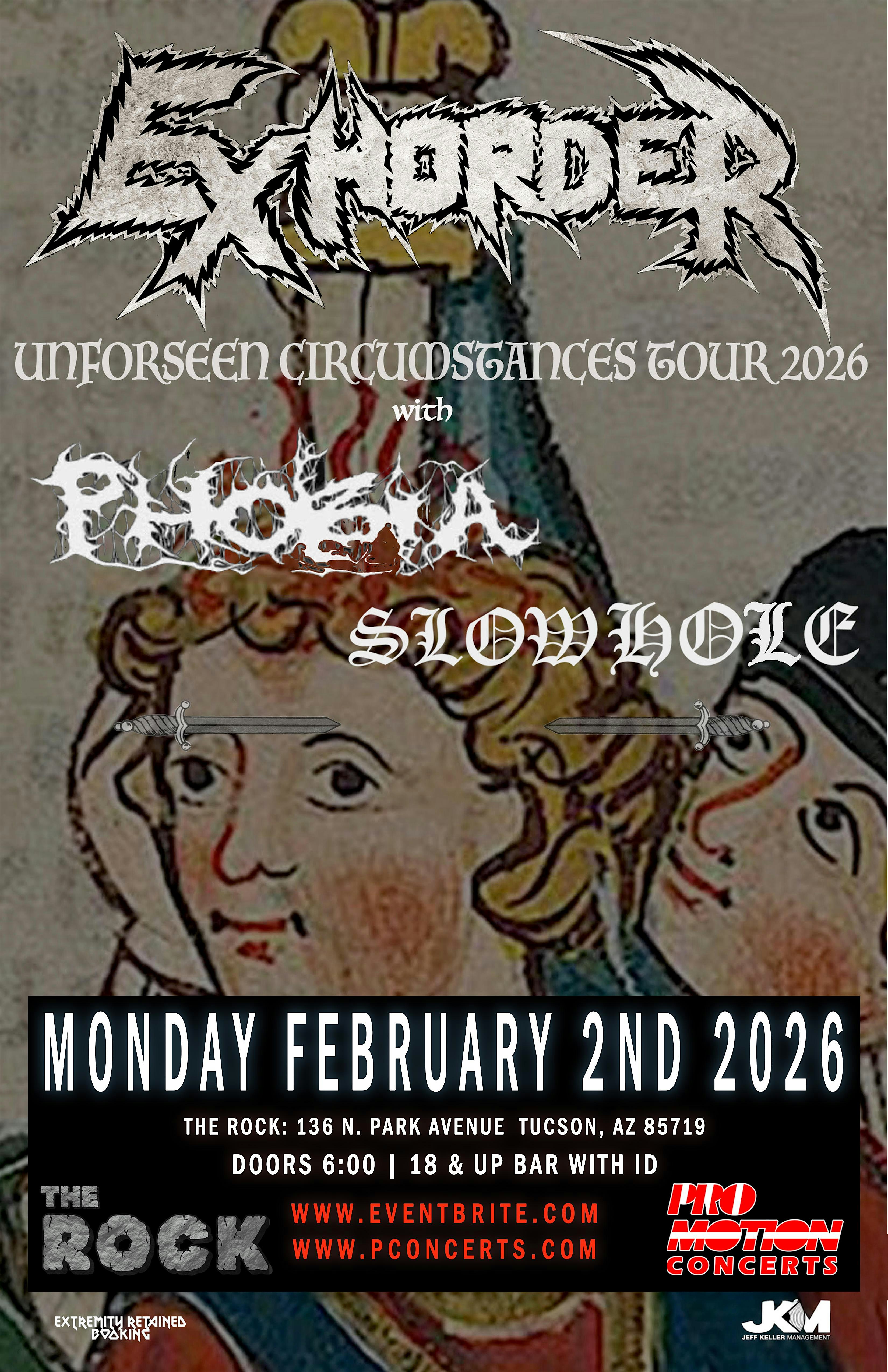 Exhorder"Unforseen Circumstanes Tour 2026"