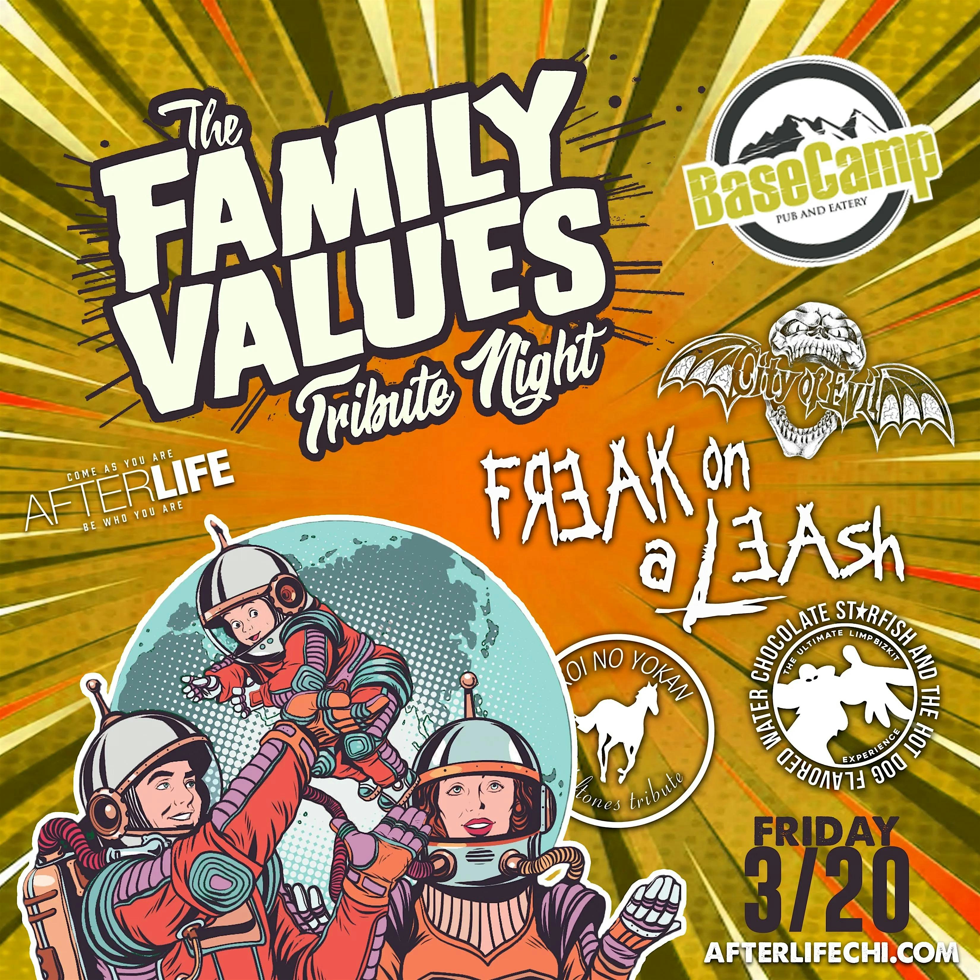 Family Values: Korn, Limp Bizkit, Aven. Sevenfold & Deftones