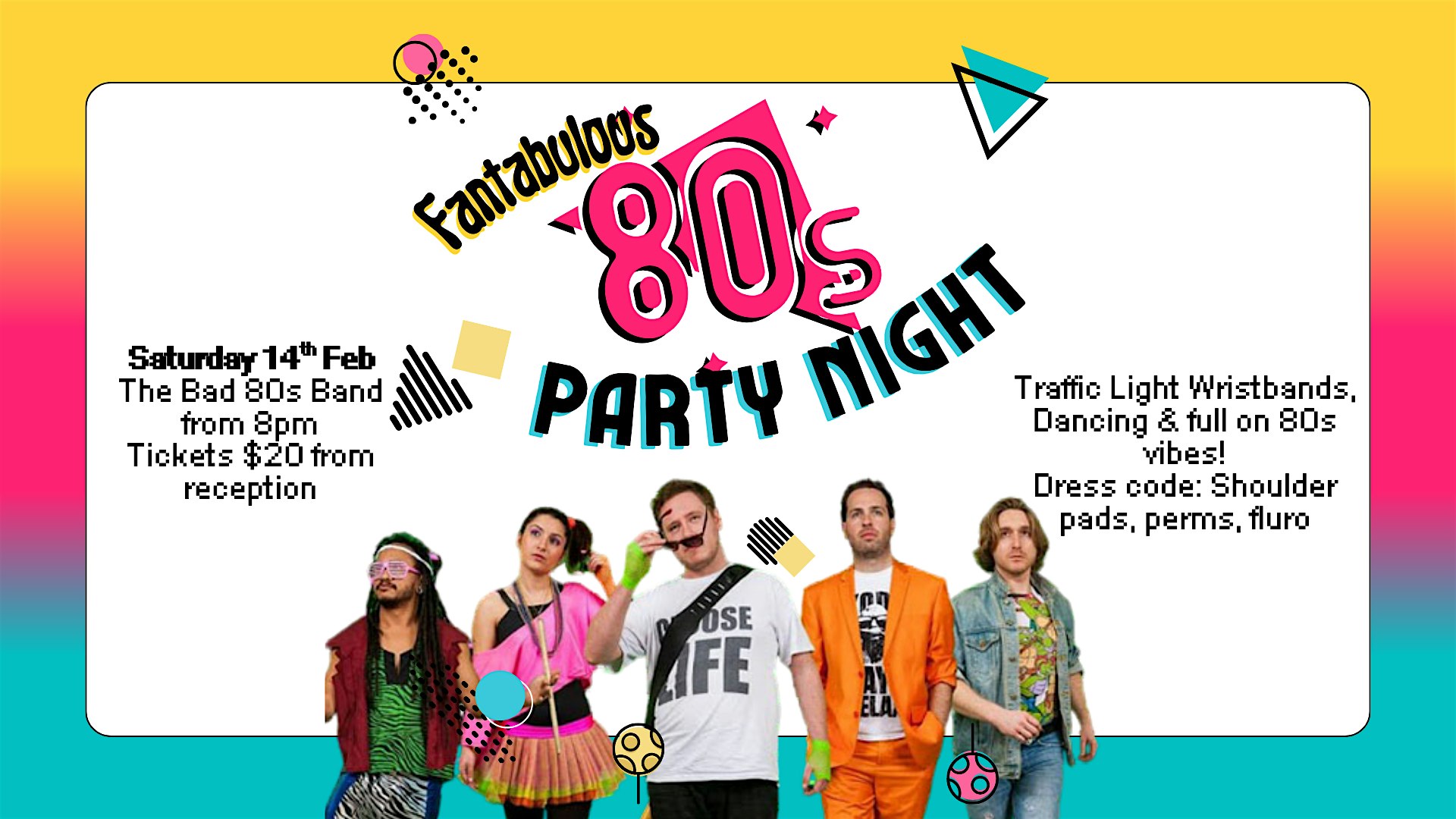 Fantabulous 80s Party Night