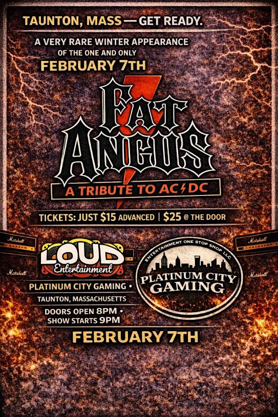 FAT ANGUS a Tribute to AC/DC at Platinum City Gaming