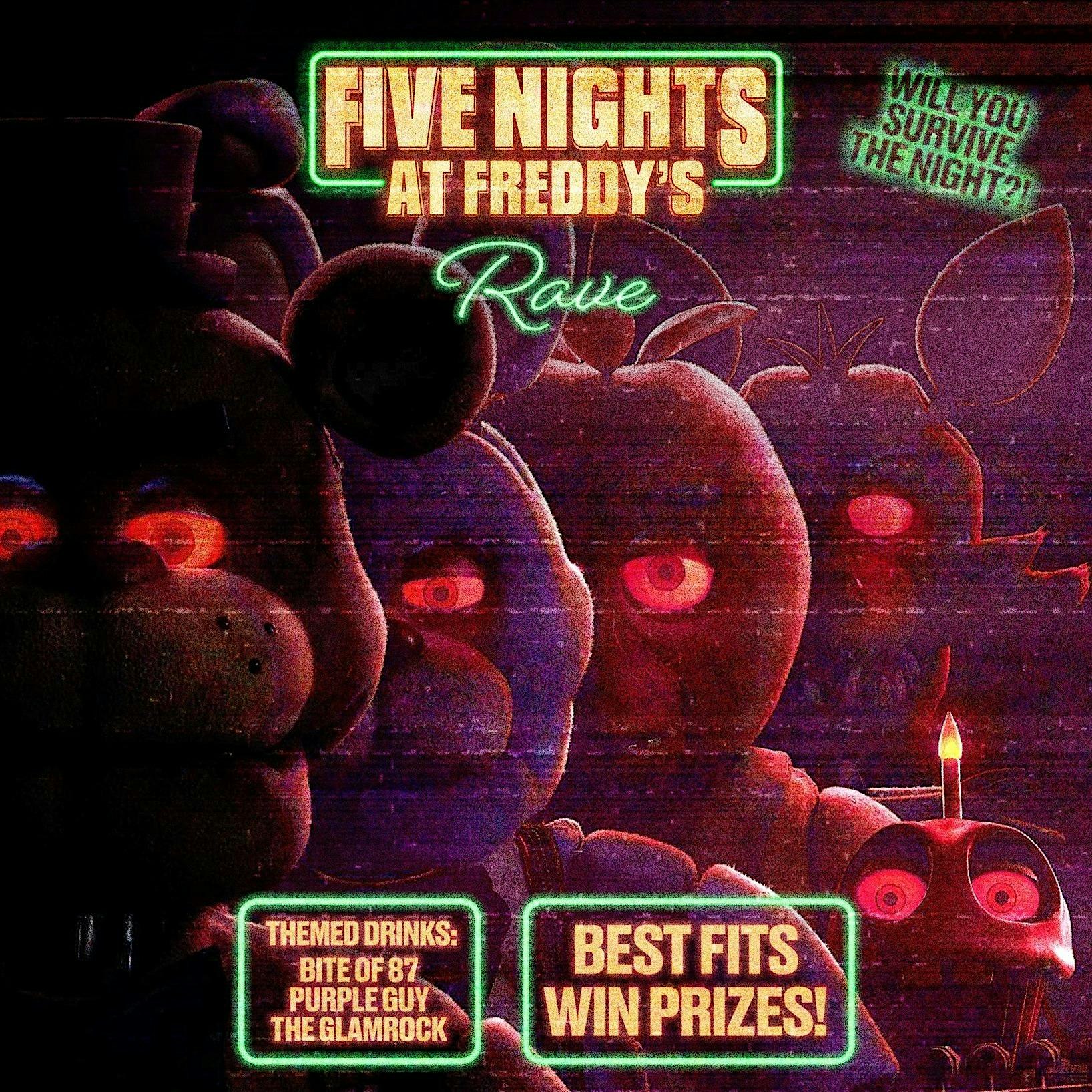 FIVE NIGHTS AT FREDDY’S RAVE TORONTO