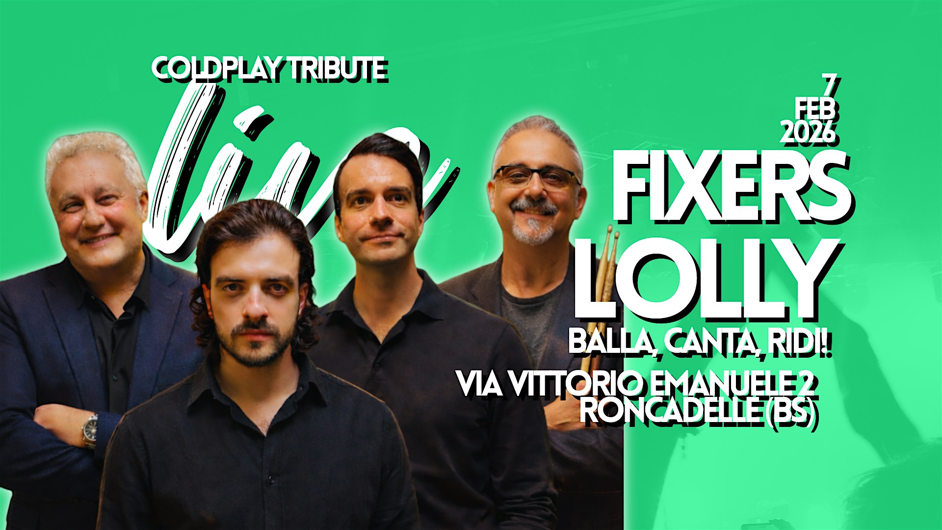 Fixers – Coldplay Tribute LIVE @ LOLLY