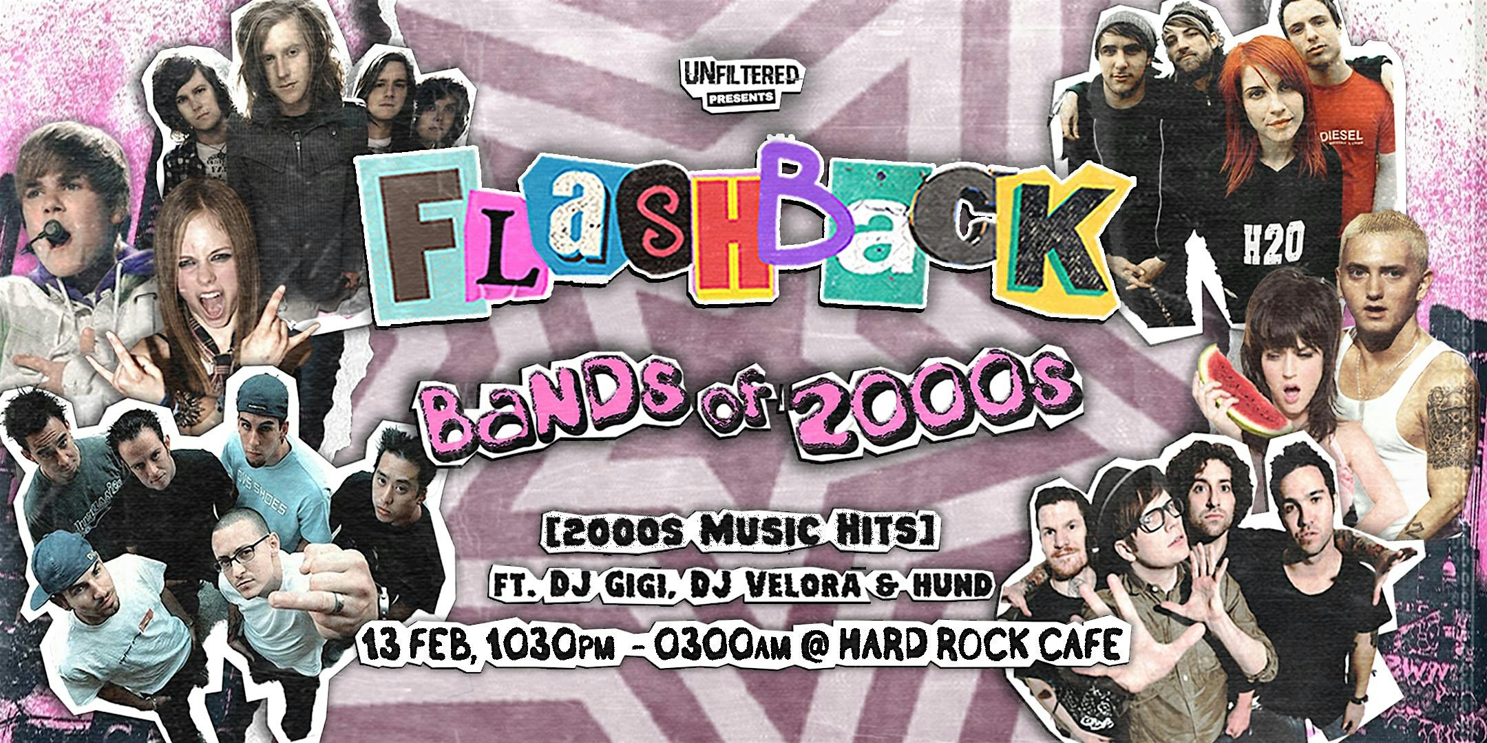 Flashback: Bands of 2000s by UnfilteredPresents (13 February 2026, Friday)